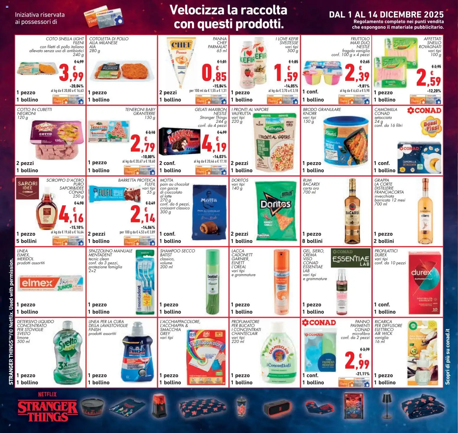Volantino Conad del 01.12.2025 | Pagina: 26 | Prodotti: Pesce, Crema viso, Limone, Croissant