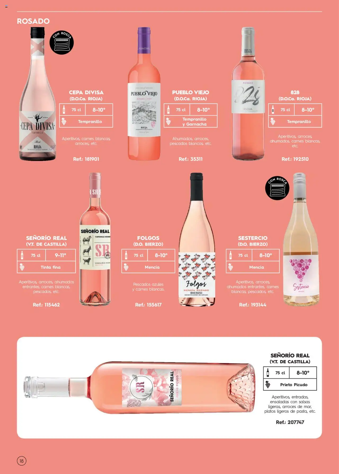 Makro Guia de vinos │ válido desde el 02.01.2025 | Página: 18