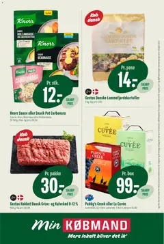 Min Købmand - Tilbudsavis gyldig fra 30.01.2026 | Side: 13 | Produkter: Vin, Pasta, Kartofler