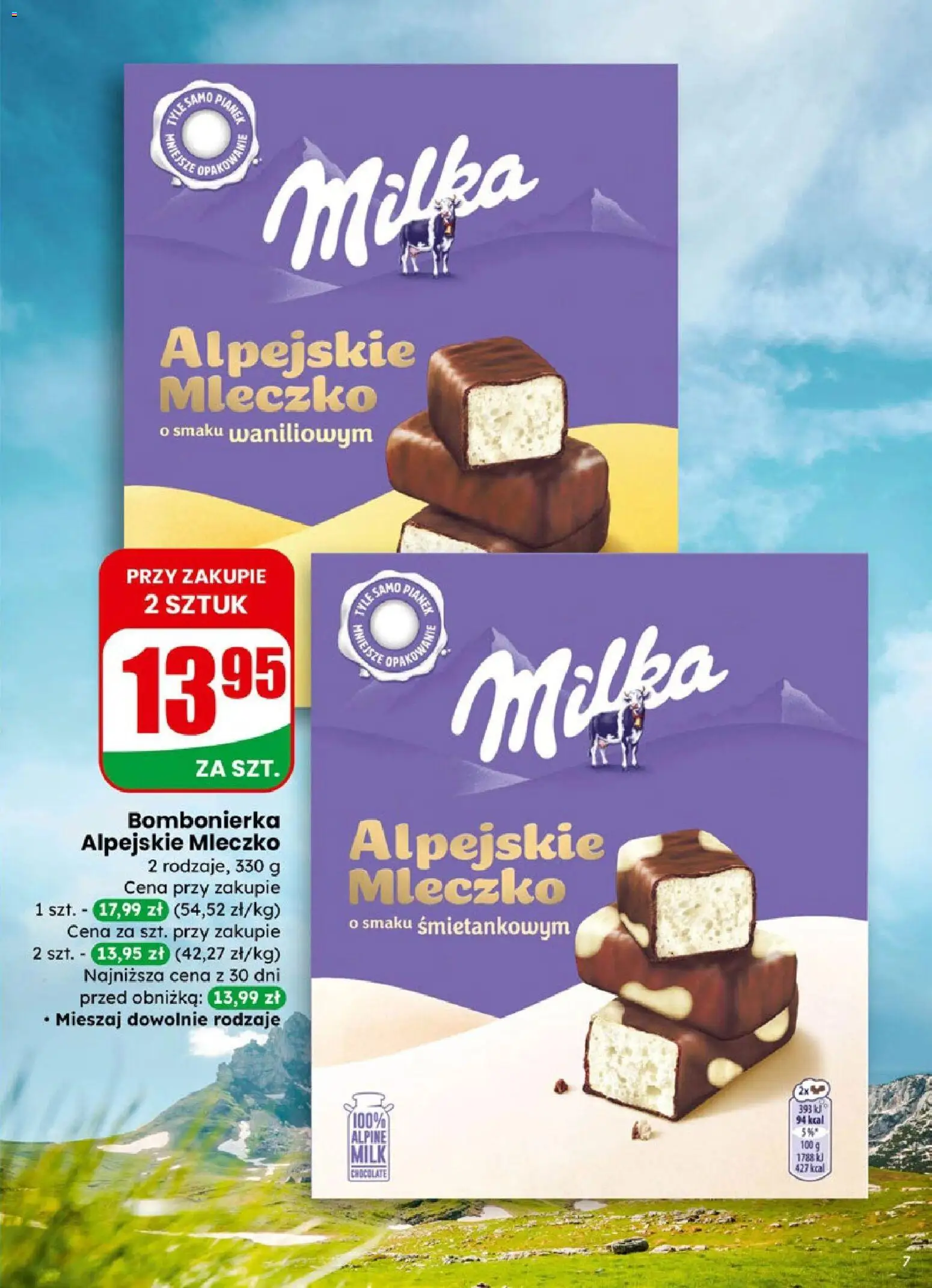 Dino Gazetka od 07.01.2026 | Strona: 7 | Produkty: Bombonierka, Milka