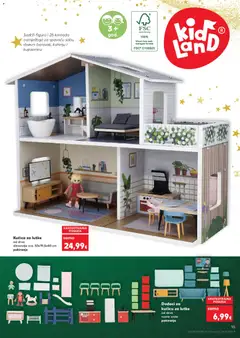 Kućica za lutke, od drva, dimenzije cca. 53x19,5x40 cm pakiranje - Pregled kataloga iz trgovine Kaufland, vrijedi od 03.11.2025 | Stranica: 15 | Proizvodi: Lutke