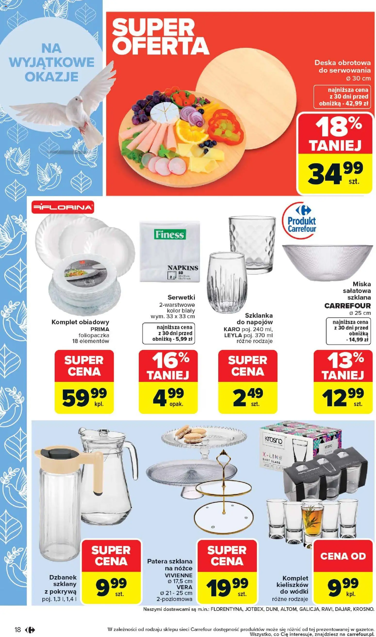 Carrefour gazetka - Łap super okazje od 13.04.2026 | Strona: 18 | Produkty: Szklanka, Dzbanek