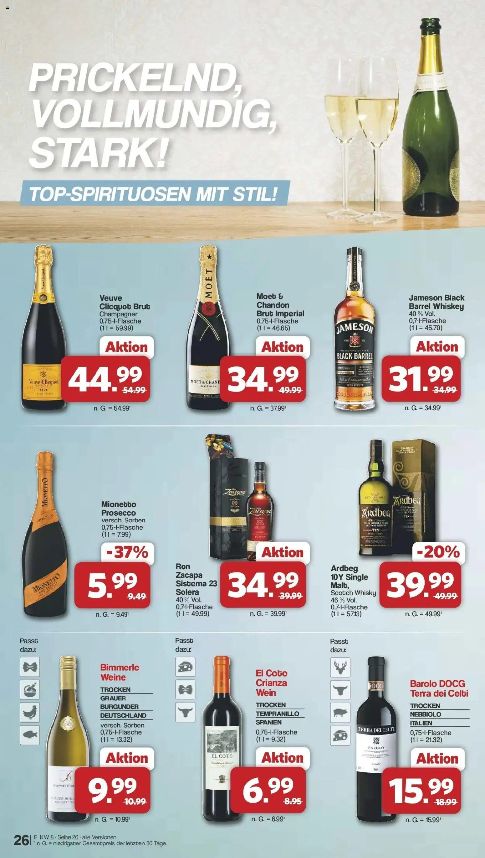Famila Nordwest Wochenangebote – gültig ab 27.04.2026 | Seite: 26 | Produkte: Whisky, Jameson, Wein, Whiskey