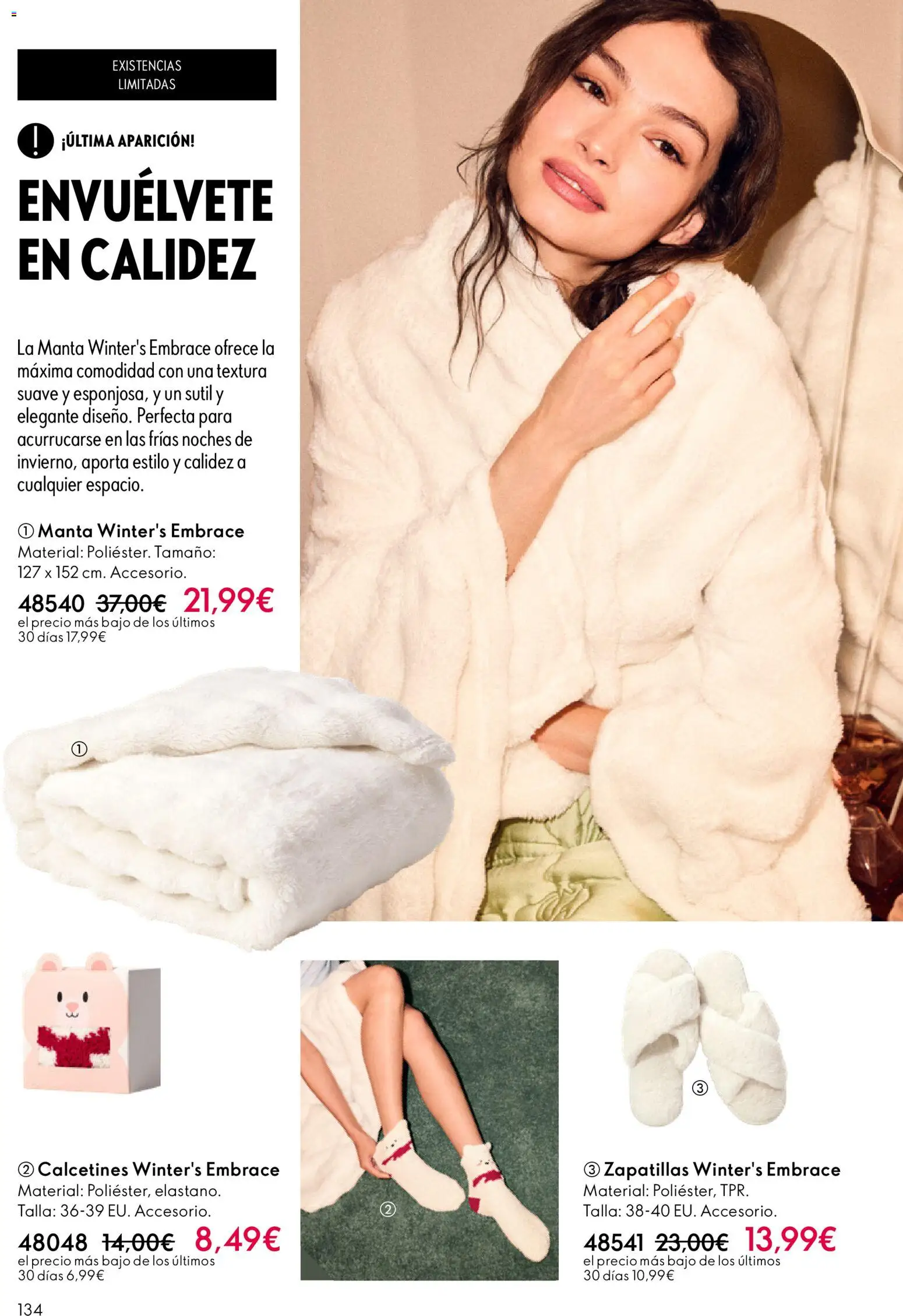 Oriflame - Catálogo Campaña 1 │ válido desde el 31.12.2025 | Página: 134 | Productos: Zapatillas, Manta