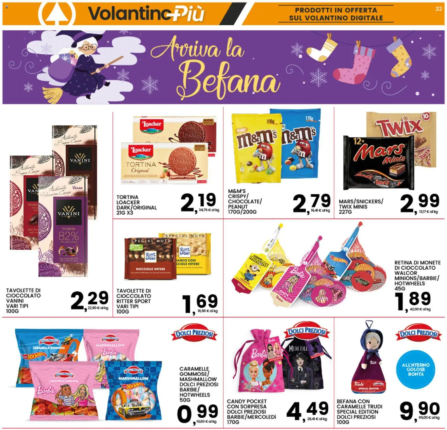 Volantino Interspar del 26.12.2025 | Pagina: 24 | Prodotti: Cioccolato, Caramelle, Nocciole