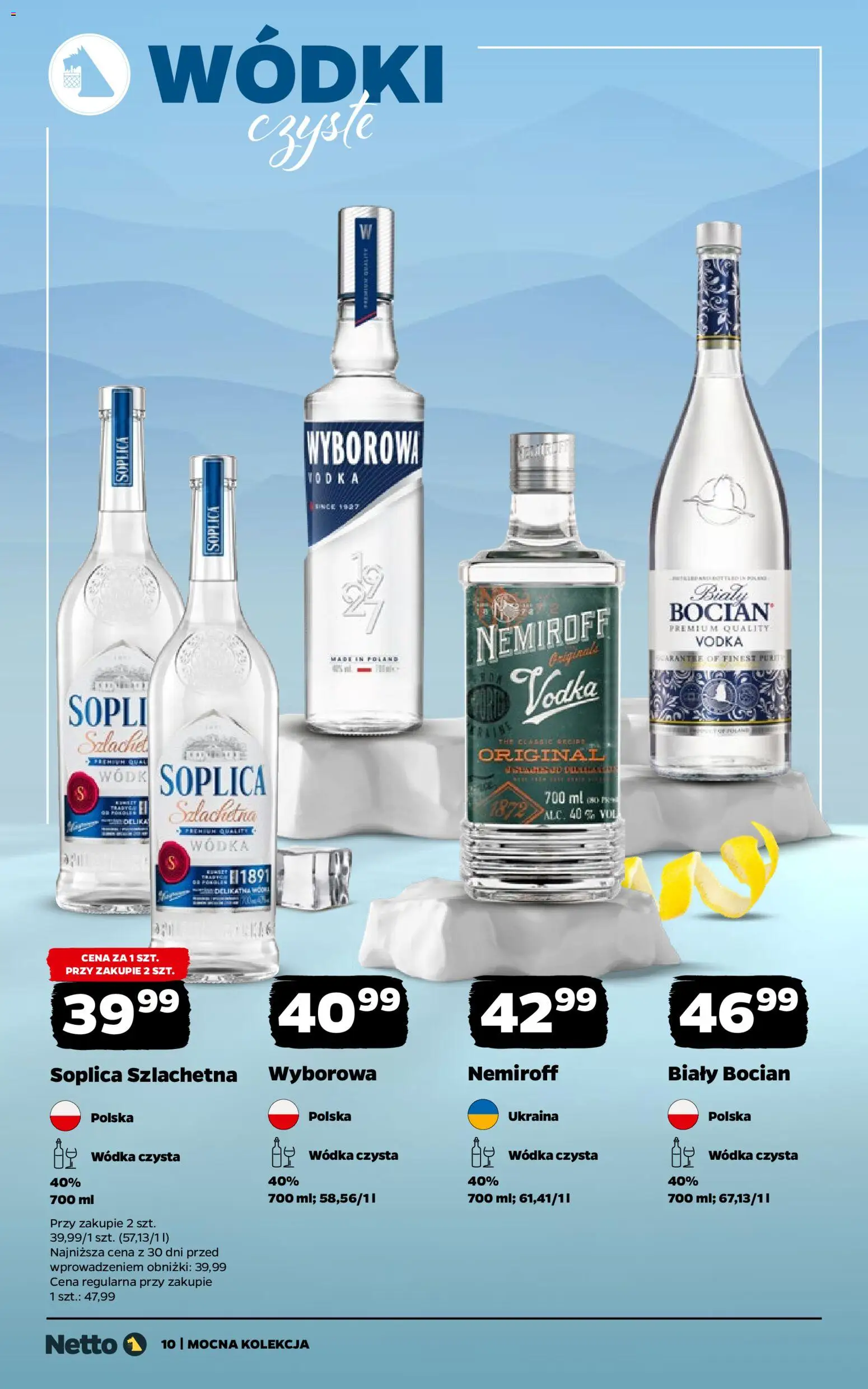 Netto gazetka - Alkohole mocne od 05.01.2026 | Strona: 10 | Produkty: Vodka, Wódka