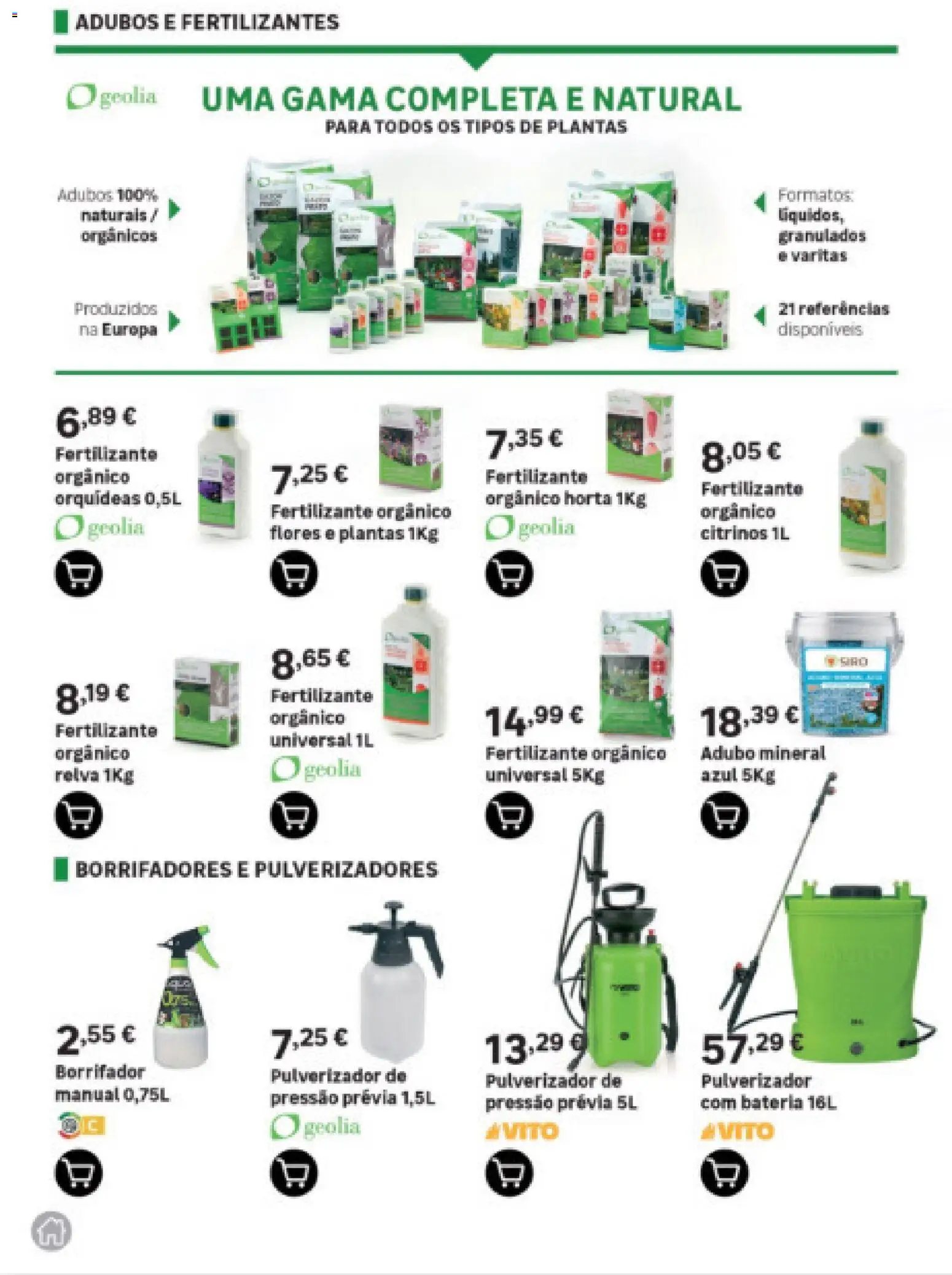 Leroy Merlin Arquipélago da Madeira Jardim │ válido de 12.03.2026 | Página: 78 | Produtos: Flores, Bateria