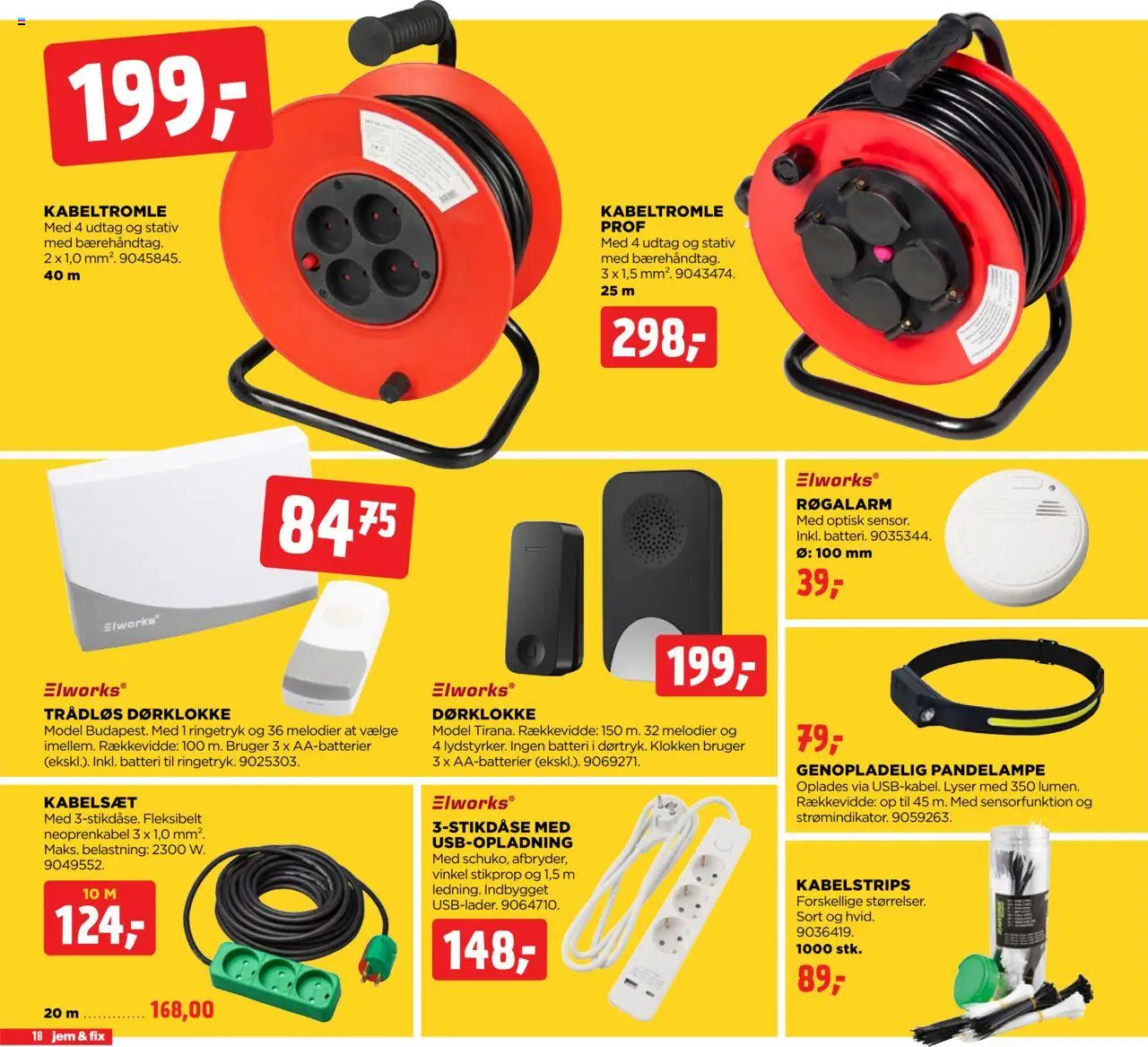 Jem & fix Tilbudsavis gyldig fra 03.08.2025 | Side: 18 | Produkter: Batteri
