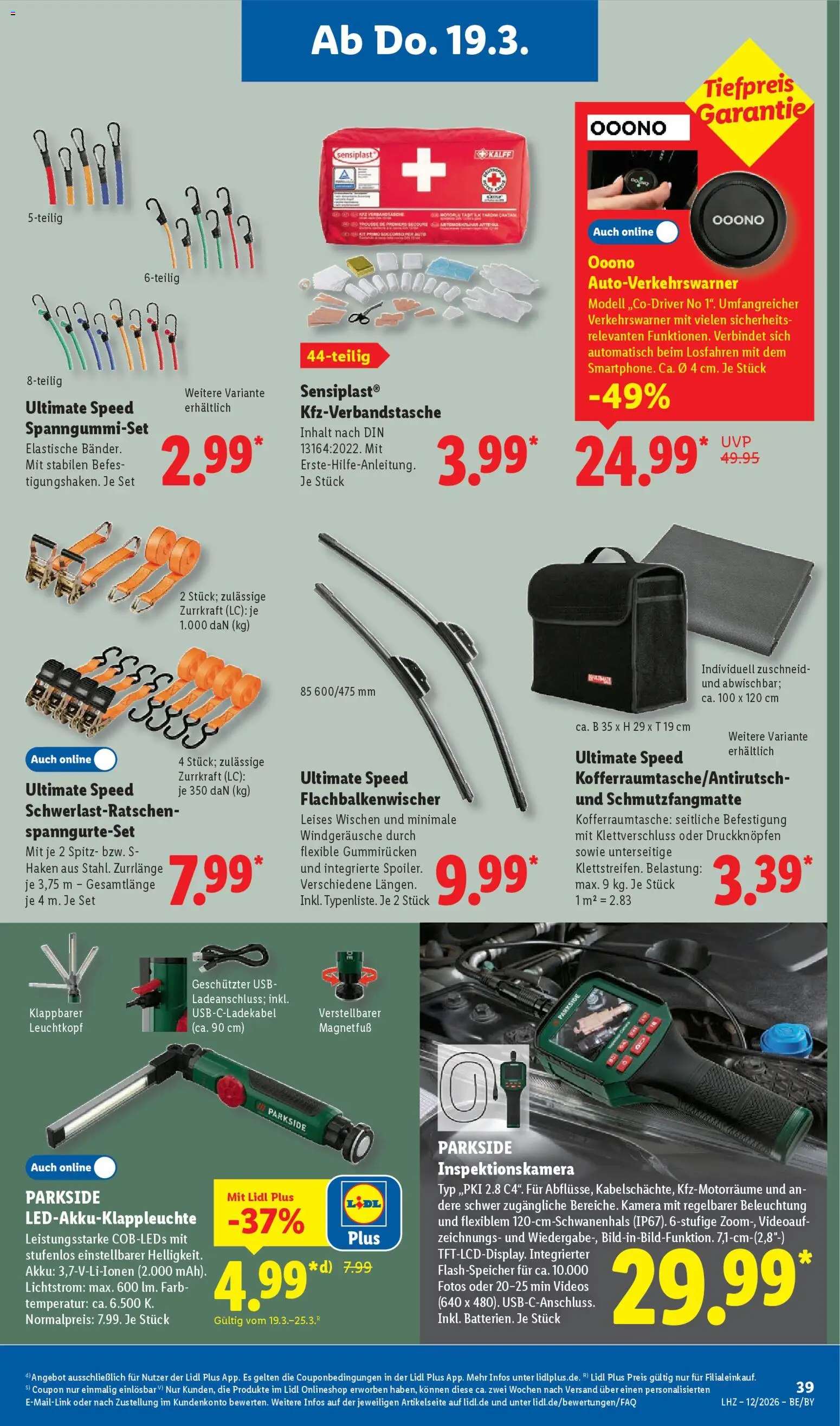 Lidl Prospekt Zossen – gültig ab 16.03.2026 | Seite: 61 | Produkte: Kamera, USB, Schmutzfangmatte