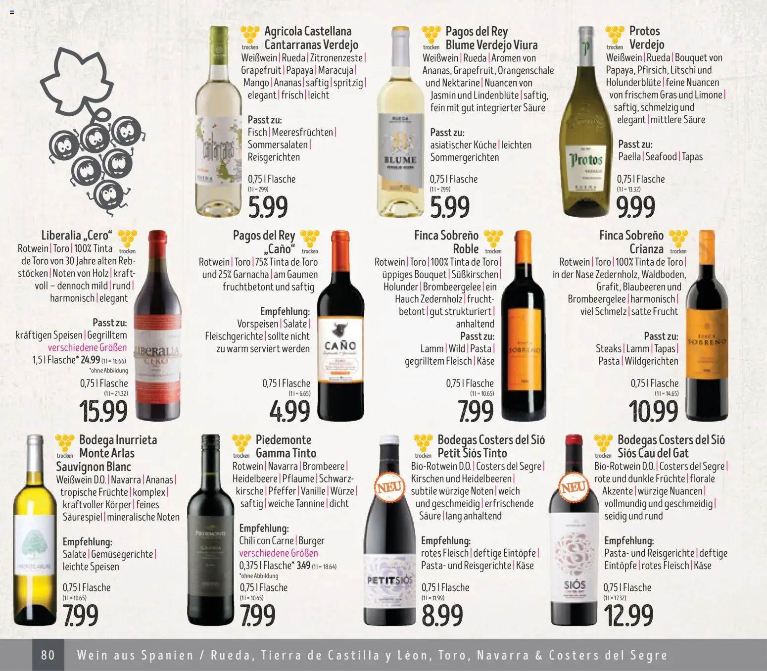 Edeka Struve Wein– und Spirituosen – gültig ab 14.11.2025 | Seite: 80 | Produkte: Burger, Kirschen, Fisch, Grapefruit