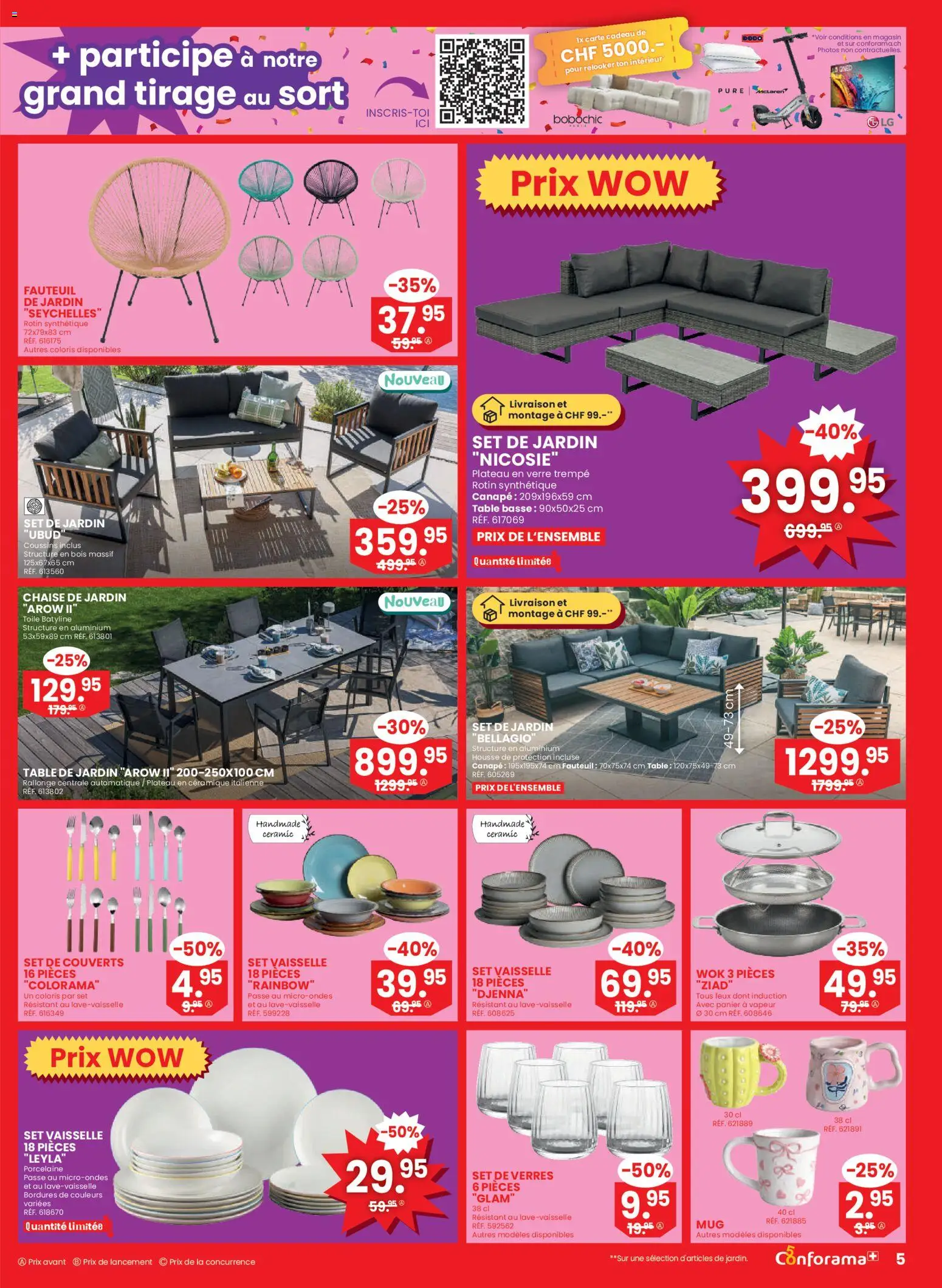 Conforama aktionen FR – gültig ab 11.03.2026 | Seite: 5 | Produkte: Wok