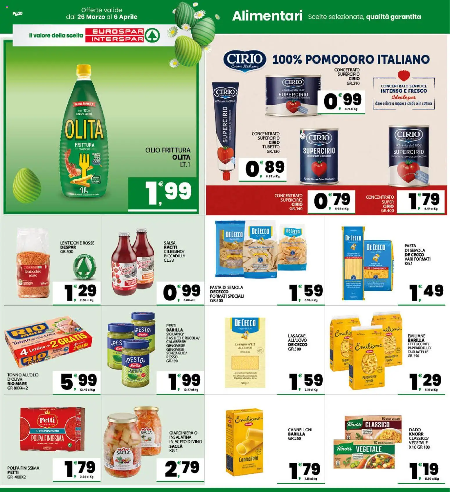 Volantino Eurospar del 26.03.2026 | Pagina: 20