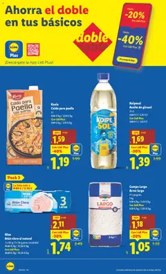 Lidl catálogo MAD │ válido desde el 28.07.2025 | Página: 6 | Productos: Aceite, Arroz, Aceite de girasol, Atún claro