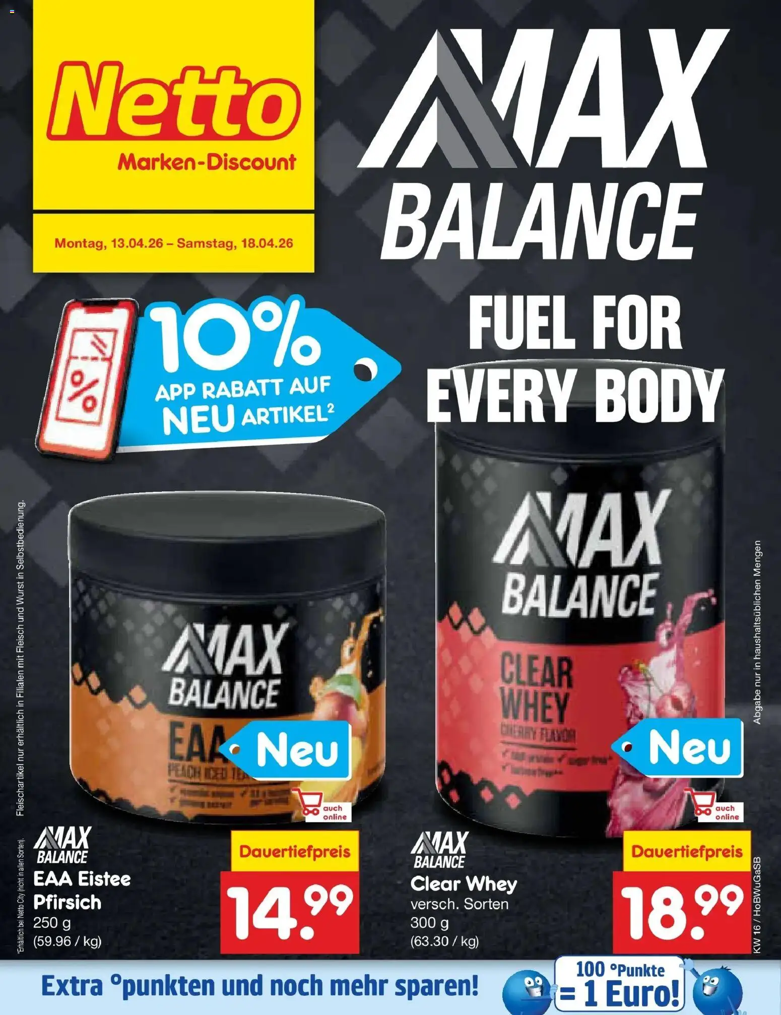 Netto Marken-Discount Prospekt Bremen-Lesum	 – gültig ab 13.04.2026 | Seite: 30 | Produkte: Wurst, Pfirsich, Fleisch