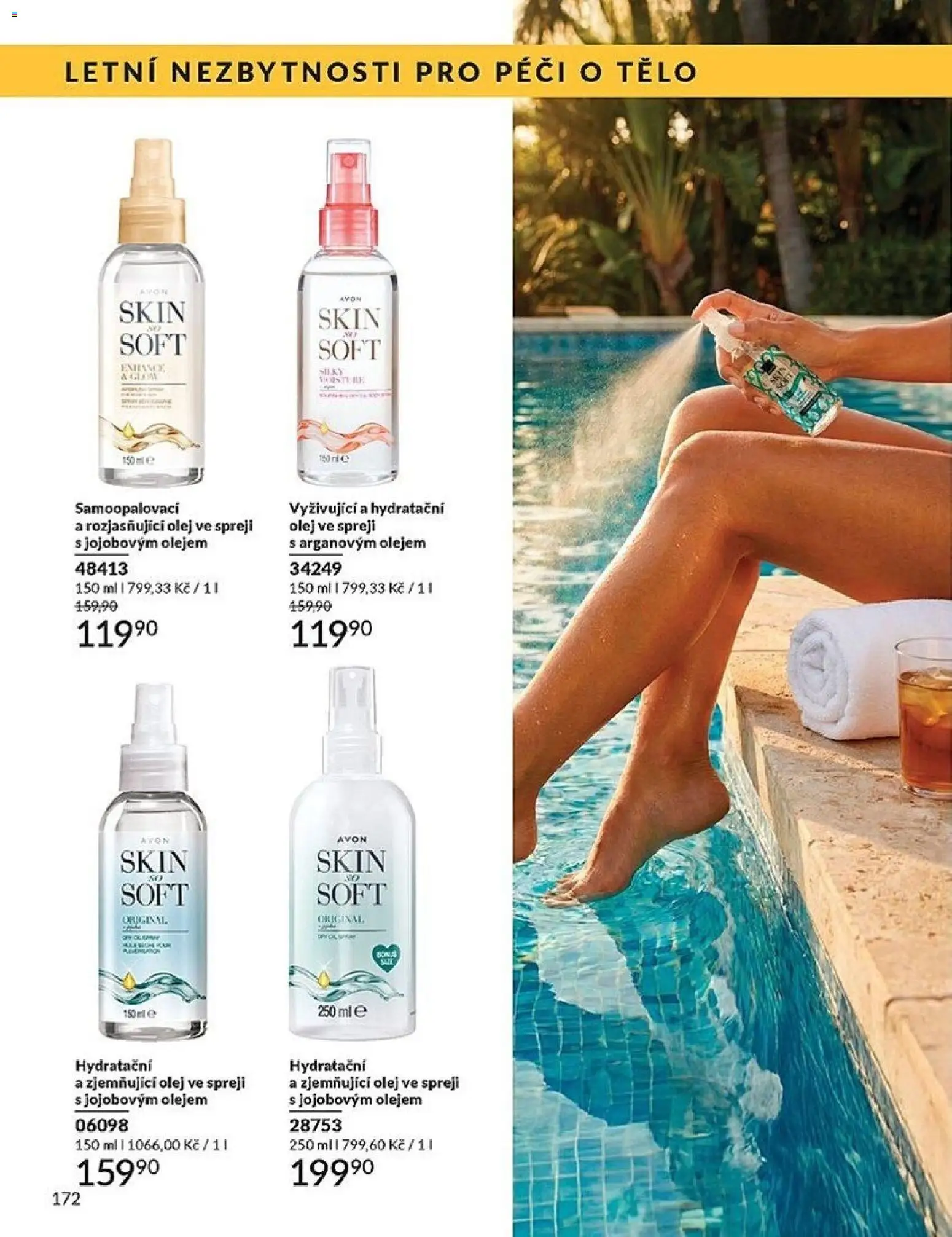 Avon Katalog 05/2026 od 01.05.2026 | Strana: 172 | Produkty: Olej, Olej ve spreji