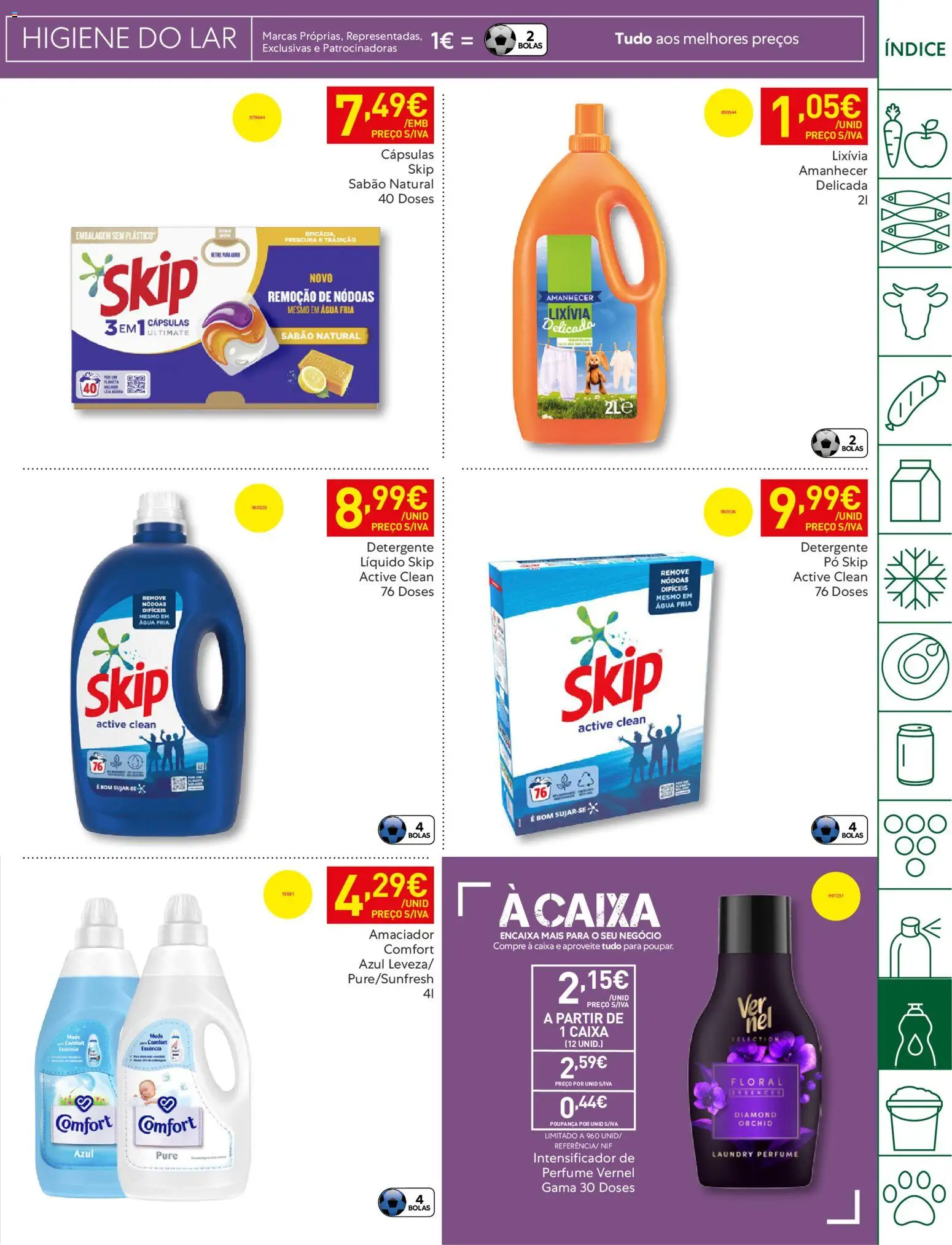 Recheio - Bons Negócios Madeira │ válido de 21.04.2026 | Página: 49 | Produtos: Agua, Pó, Detergente, Caixa
