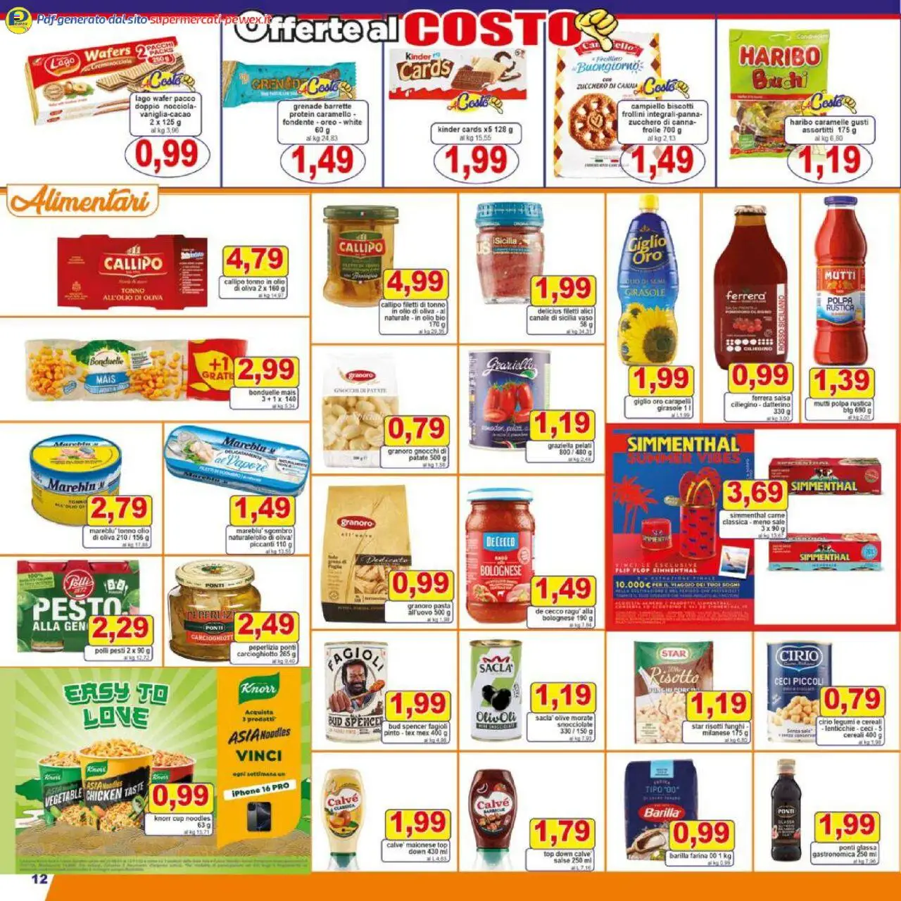 Volantino Pewex del 17.09.2025 | Pagina: 12 | Prodotti: Fagioli, Patate, Lenticchie, Sgombro