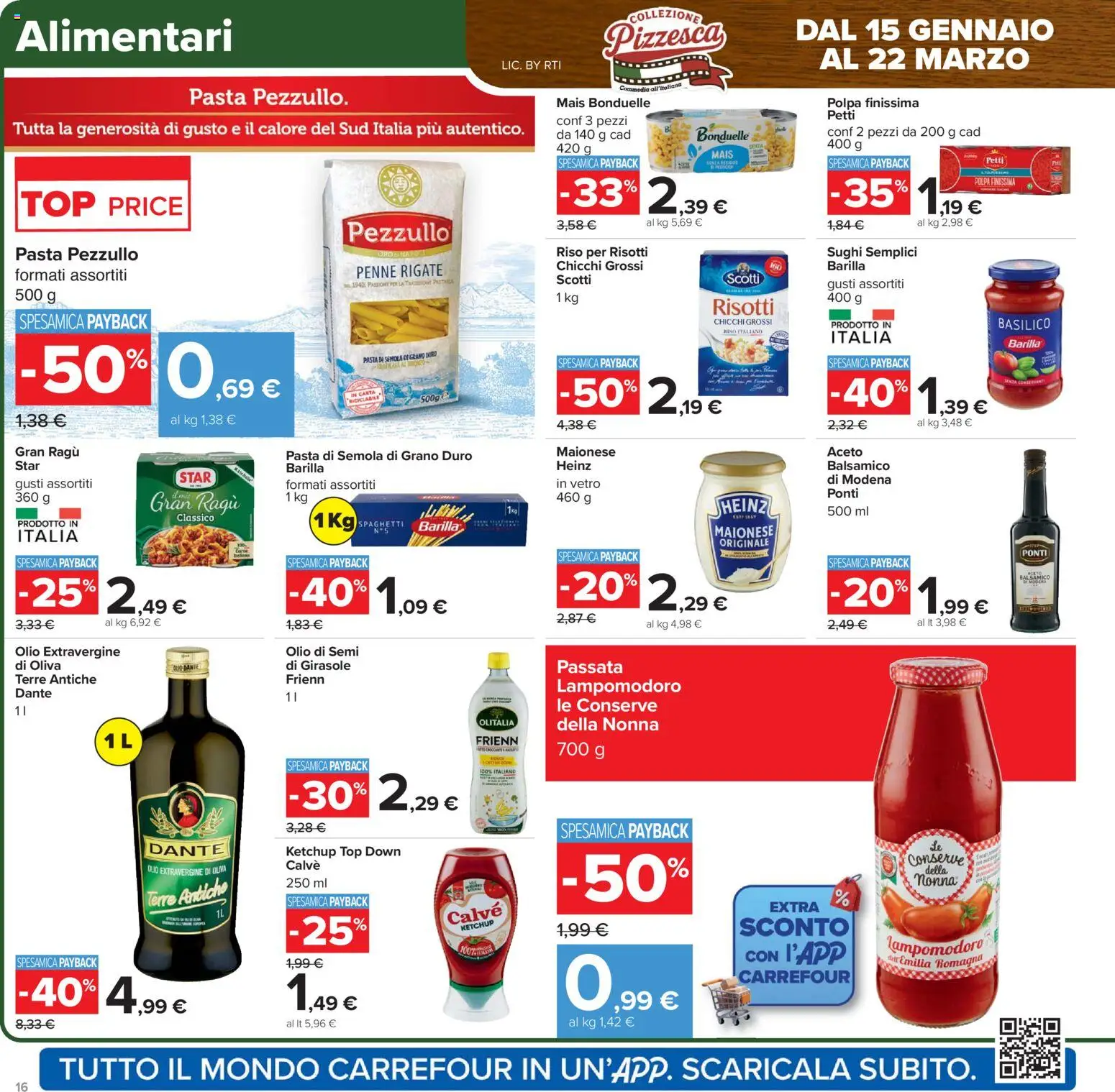 Volantino Carrefour del 02.03.2026 | Pagina: 16 | Prodotti: Ketchup, Top, Basilico, Mais
