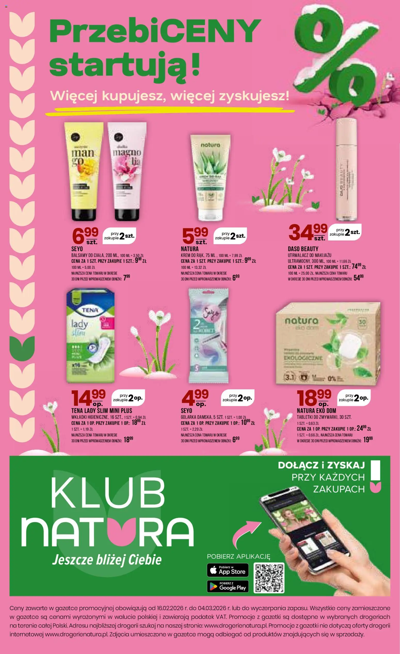 Drogerie Natura Gazetka od 16.02.2026 | Strona: 16 | Produkty: Golarka, Krem, Fixer