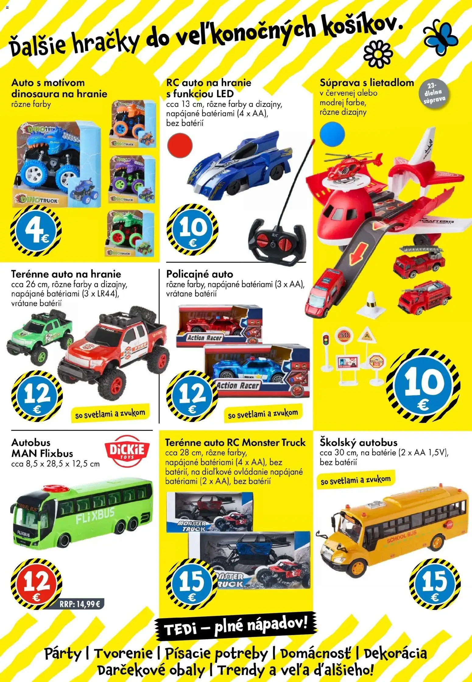 Nové TEDi akcie – leták je platný od 13.03.2026 | Strana: 16 | Produkty: Led, Hračky