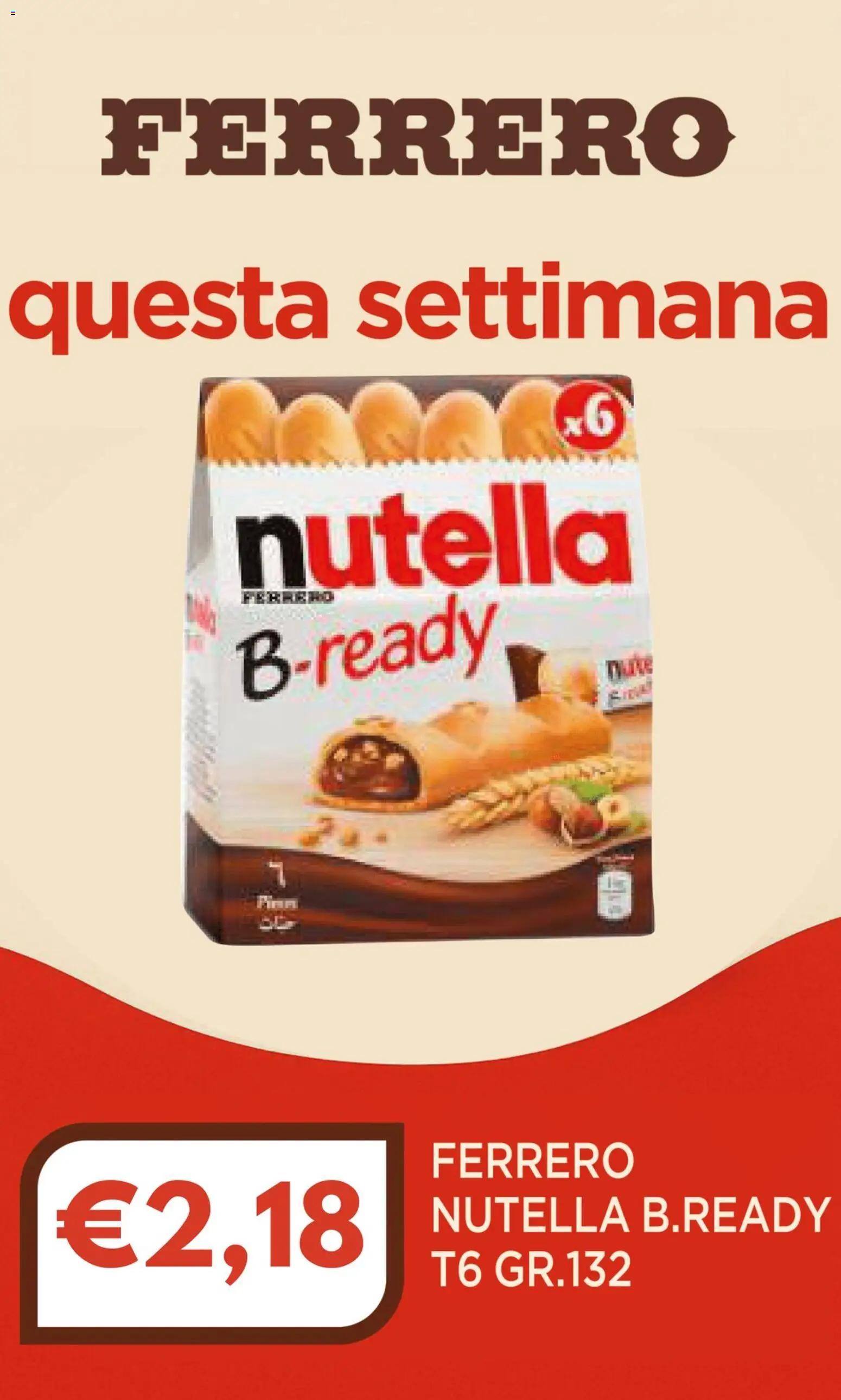 Volantino Primo Prezzo del 20.01.2026 | Pagina: 12 | Prodotti: Nutella