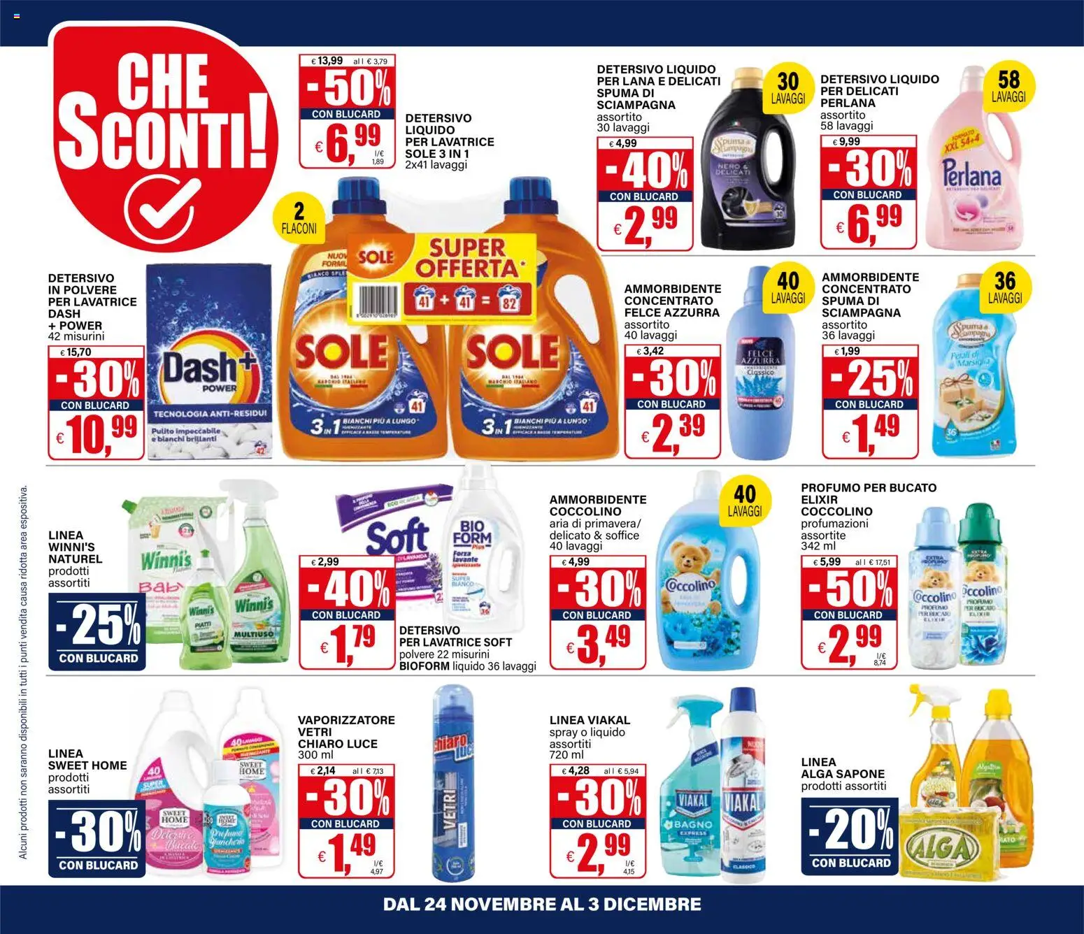 Volantino Il Gigante del 24.11.2025 | Pagina: 10 | Prodotti: Sapone, Ammorbidente, Lavatrice, Profumo