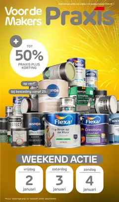 Praxis - Weekend actie - Voorbeeld van een folder van Praxis, geldig van 02.01.2026