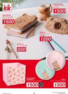 Kik Akciós újság - amely érvényes a következő dátumtól: 13.10.2025 | Oldal: 10