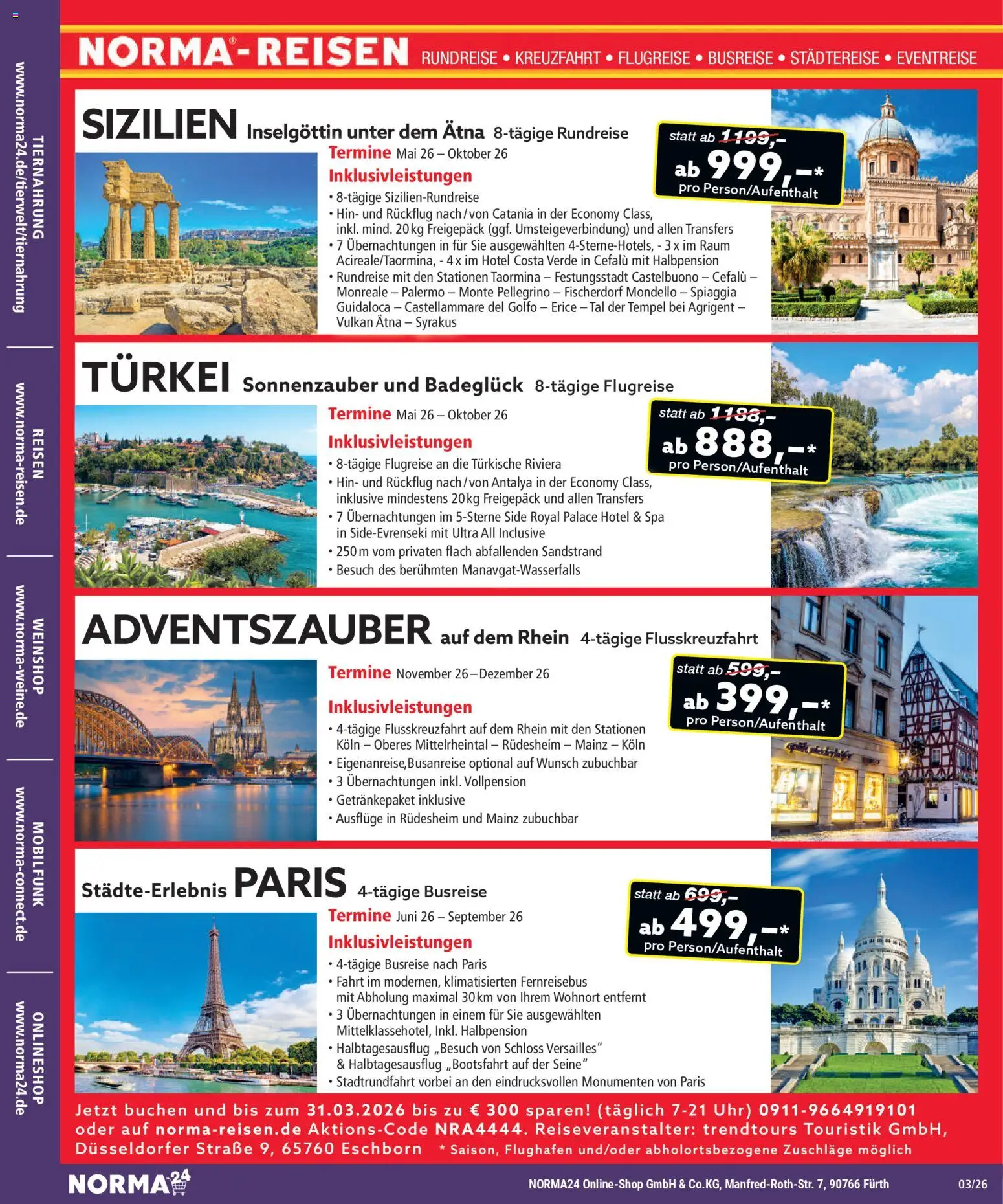 Norma Bestellmagazin März 2026 – gültig ab 01.03.2026 | Seite: 20 | Produkte: Uhr