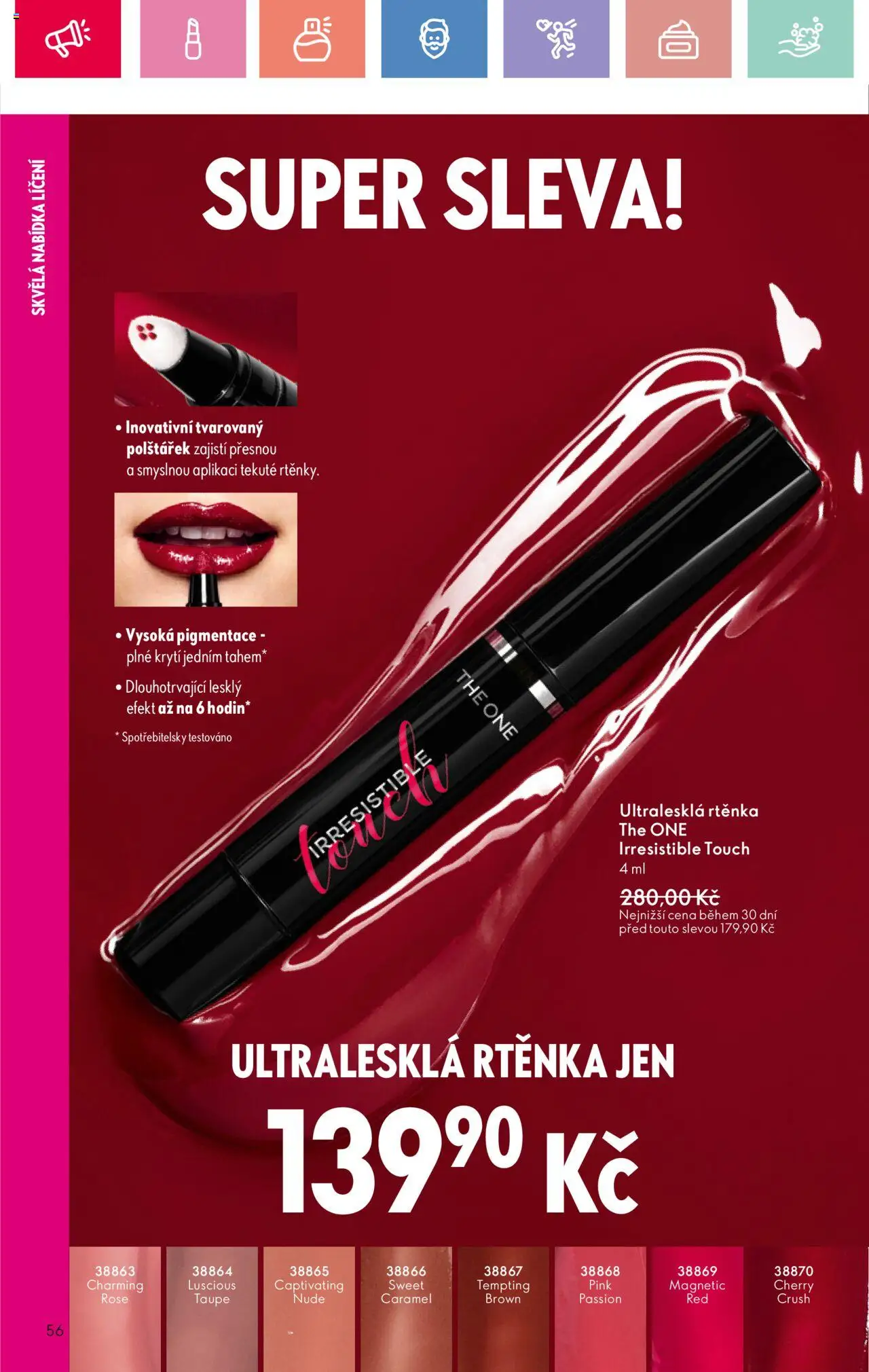 Oriflame katalog č.10/2025 od 06.07.2025 | Strana: 56 | Produkty: Rtěnka