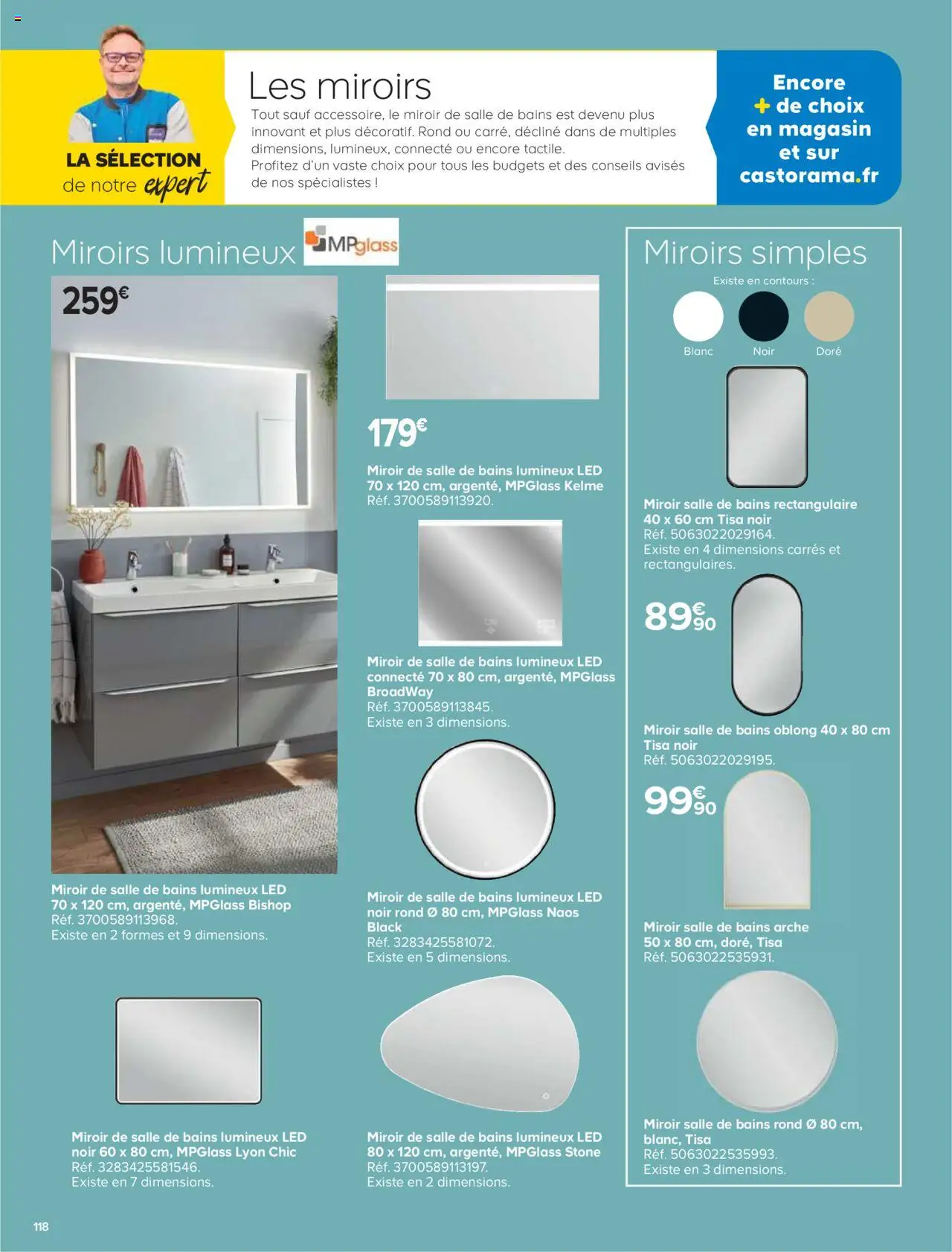 {H1} | Page: 118 | Produits: Miroir