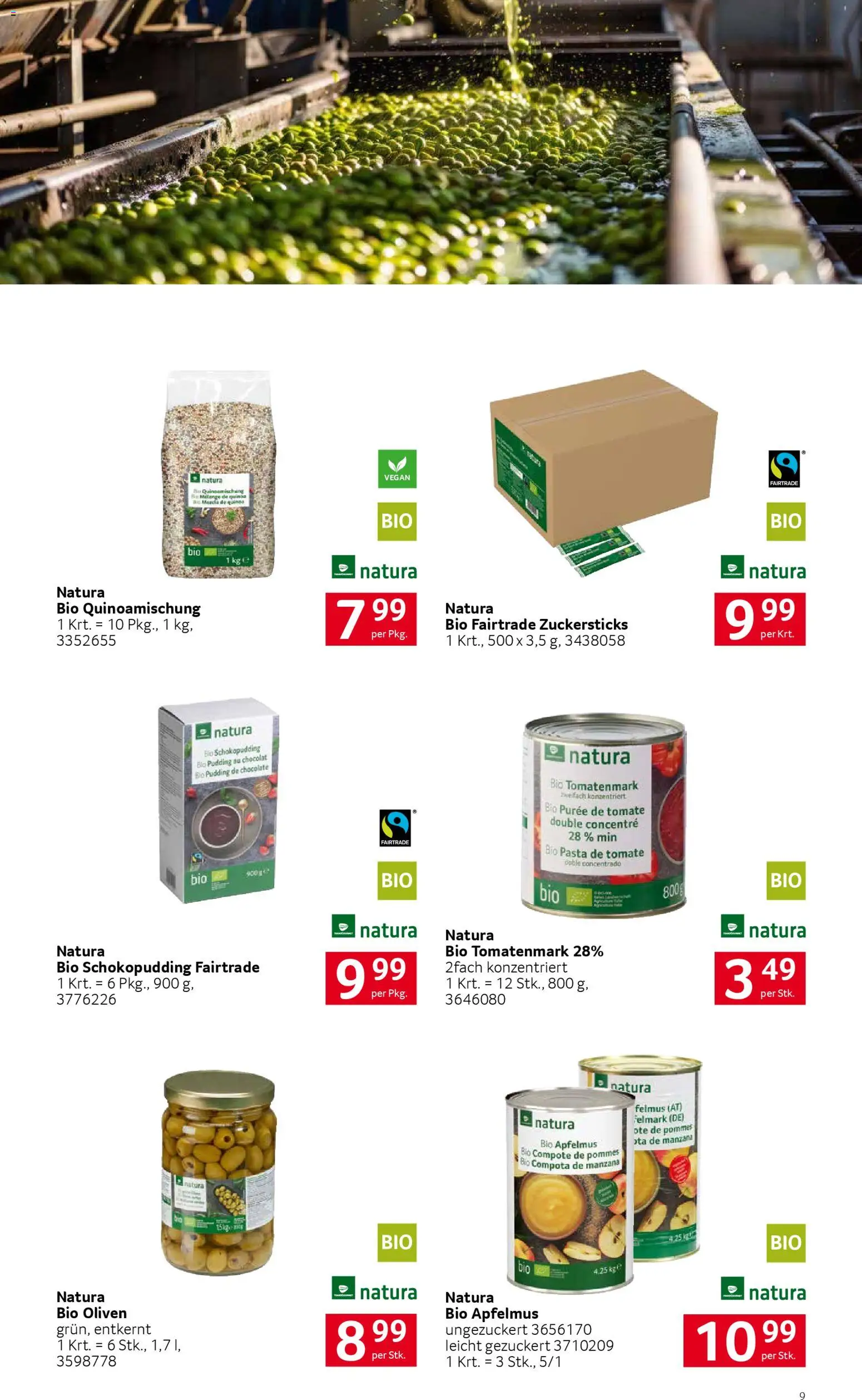 Transgourmet Natürlich nachhaltige Vielfalt gültig ab 25.01.2026 | Seite: 9 | Produkte: Pasta, Szeder