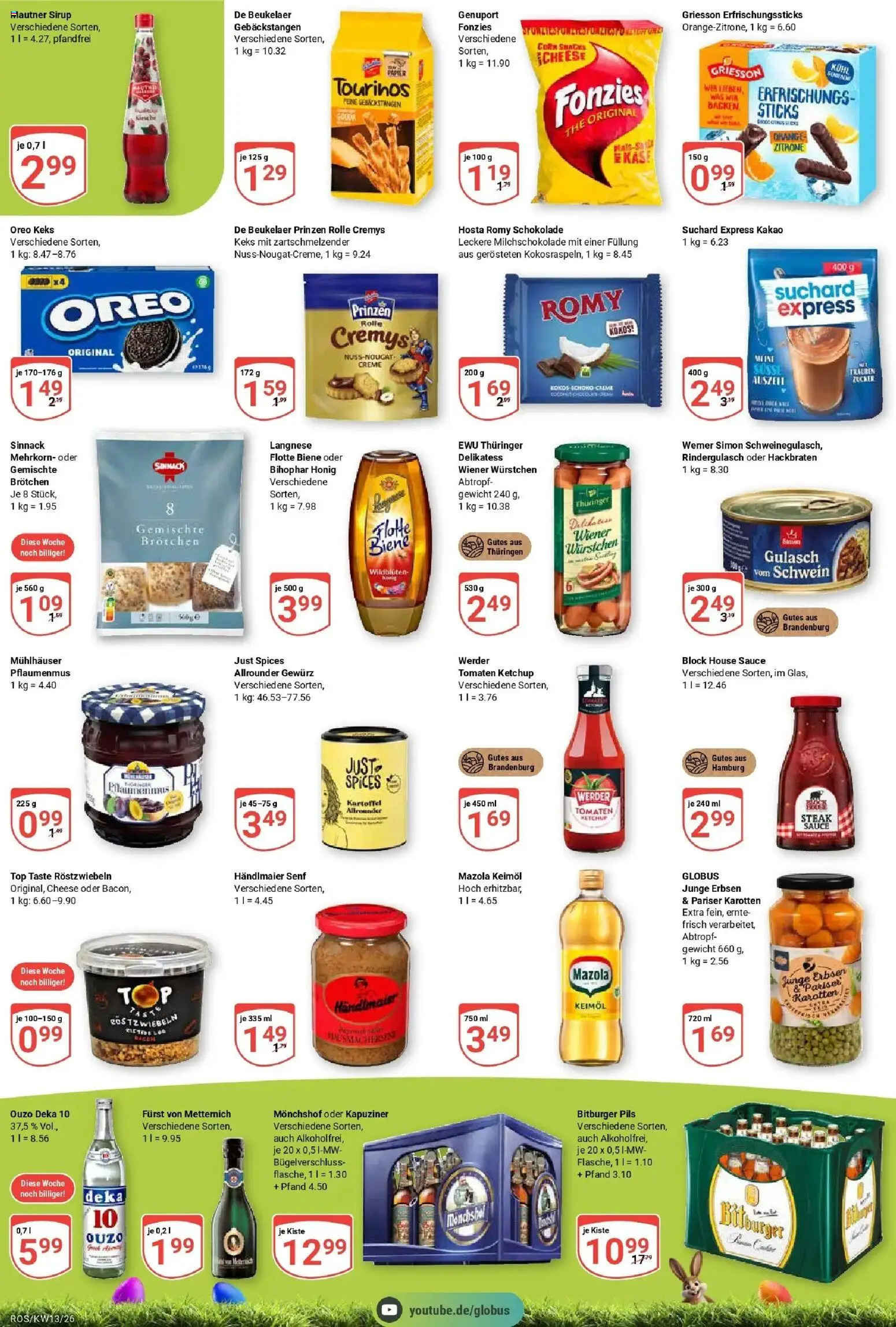 Globus prospekt Lambrechtshagen	 – gültig ab 23.03.2026 | Seite: 5 | Produkte: Bitburger, Gewicht, Trauben, Ketchup