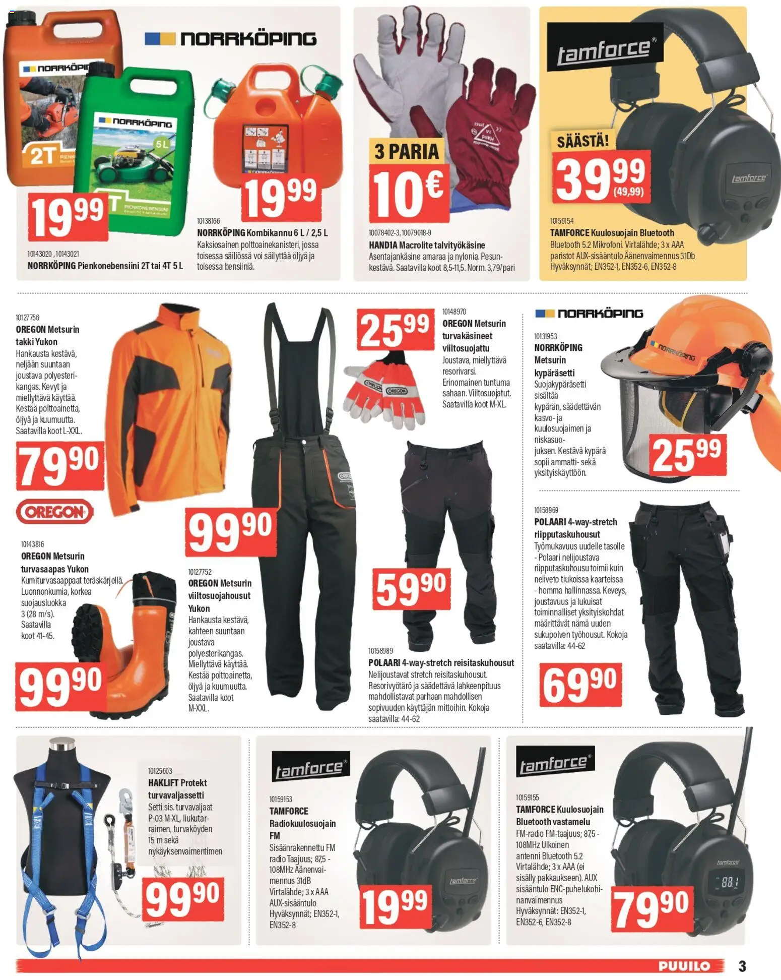 Puuilo tarjoukset – voimassa 16.02.2026 alkaen | Sivu: 3 | Tuotteet: Paristot, Takki, Voi, Radio