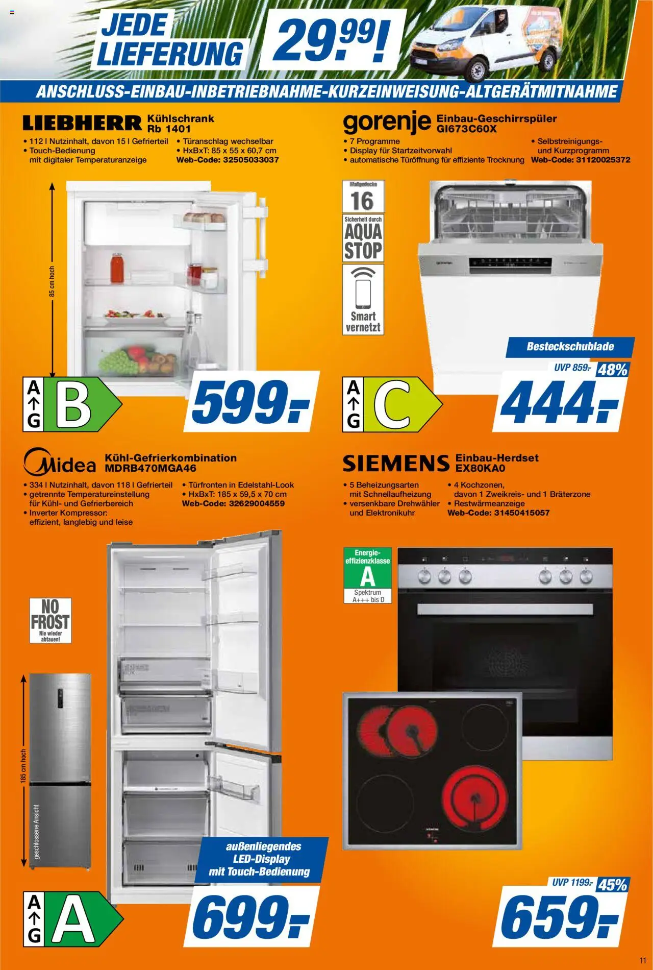 Expert Prospekt 	 - gültig ab dem 18.07.2025 | Seite: 11 | Produkte: Liebherr, Gorenje, Kühlschrank, Kühlgefrierkombination