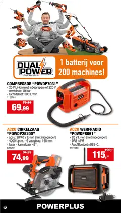 Hubo folder - Voorbeeld van een folder van Hubo, geldig van 01.11.2025 | Pagina: 12 | Producten: Batterij