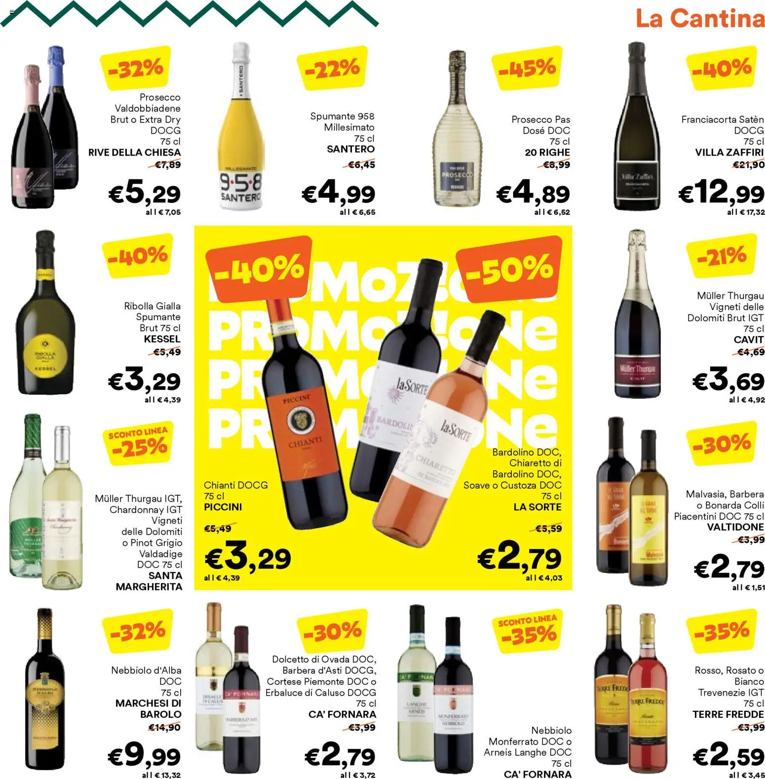 Volantino Unes del 26.02.2026 | Pagina: 15 | Prodotti: Prosecco, Spumante