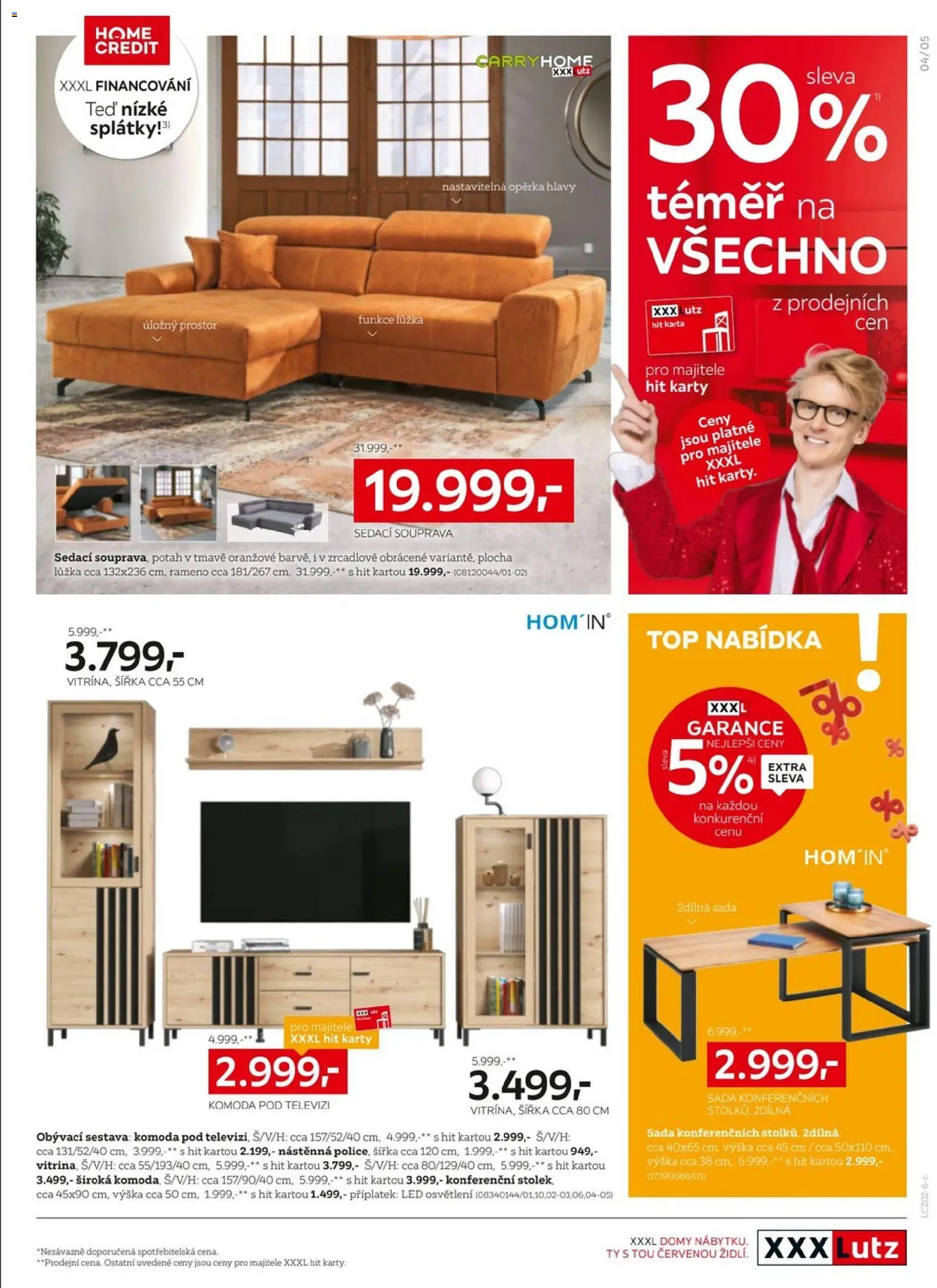 XXXLutz leták od 23.02.2026 | Strana: 5 | Produkty: Komoda, Obývací sestava, Karty, LED