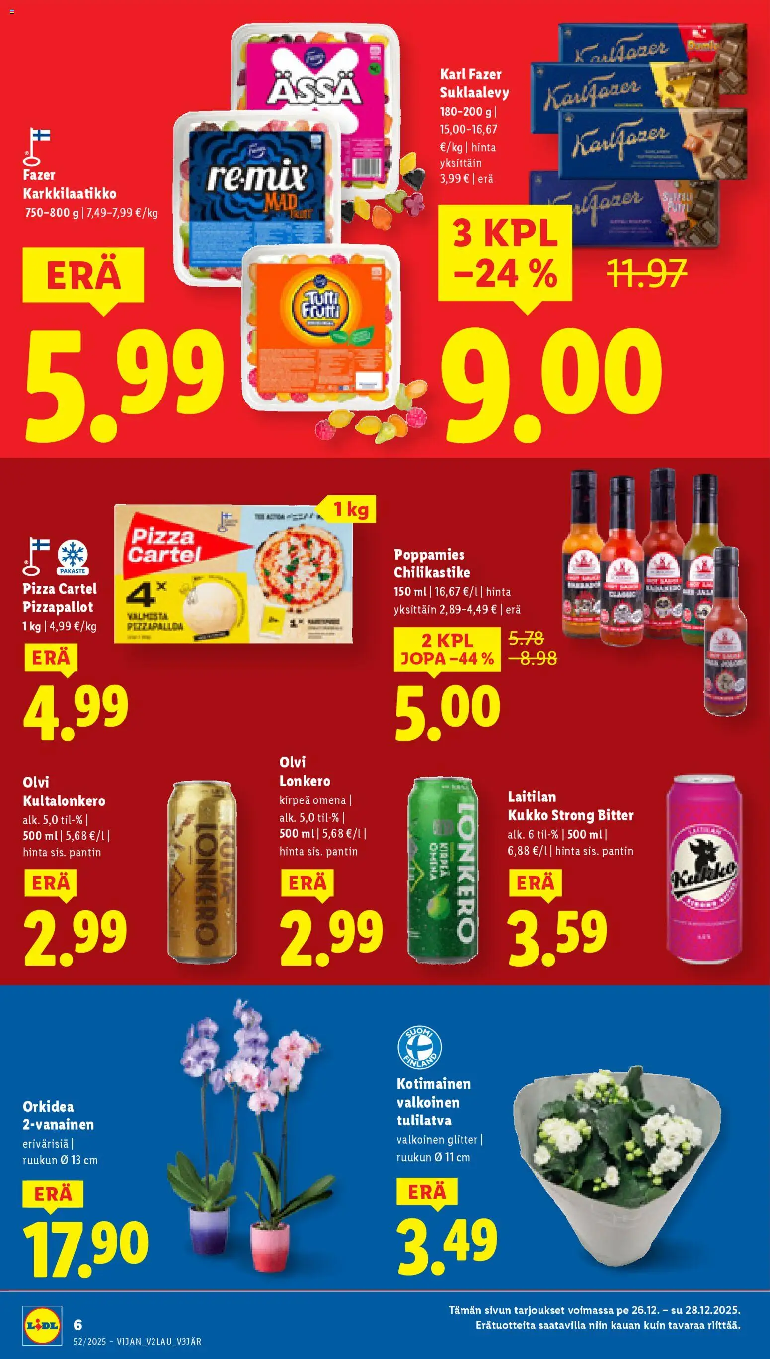 Lidl tarjoukset – voimassa 26.12.2025 alkaen | Sivu: 6