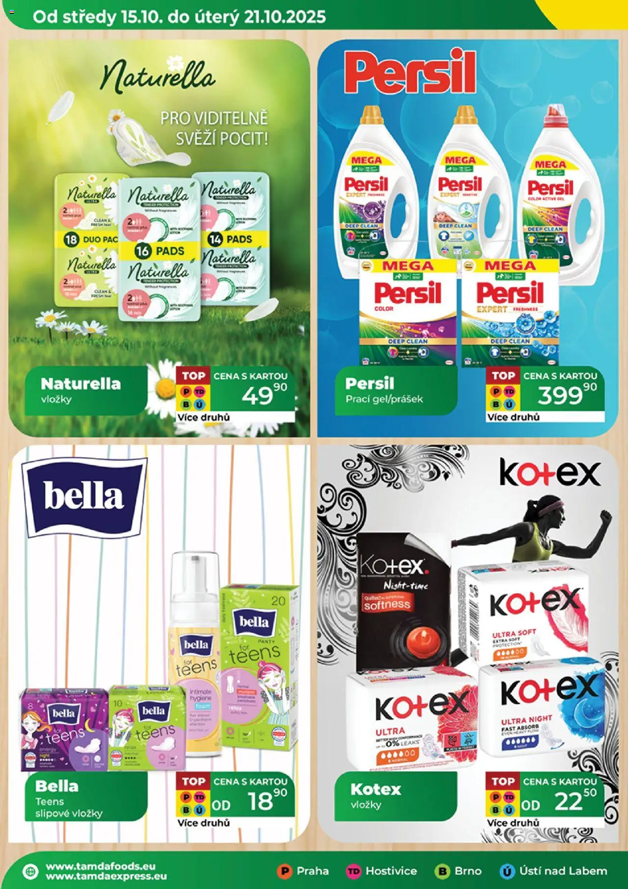 Tamda Foods leták od 15.10.2025 | Strana: 20 | Produkty: Vložky, Persil