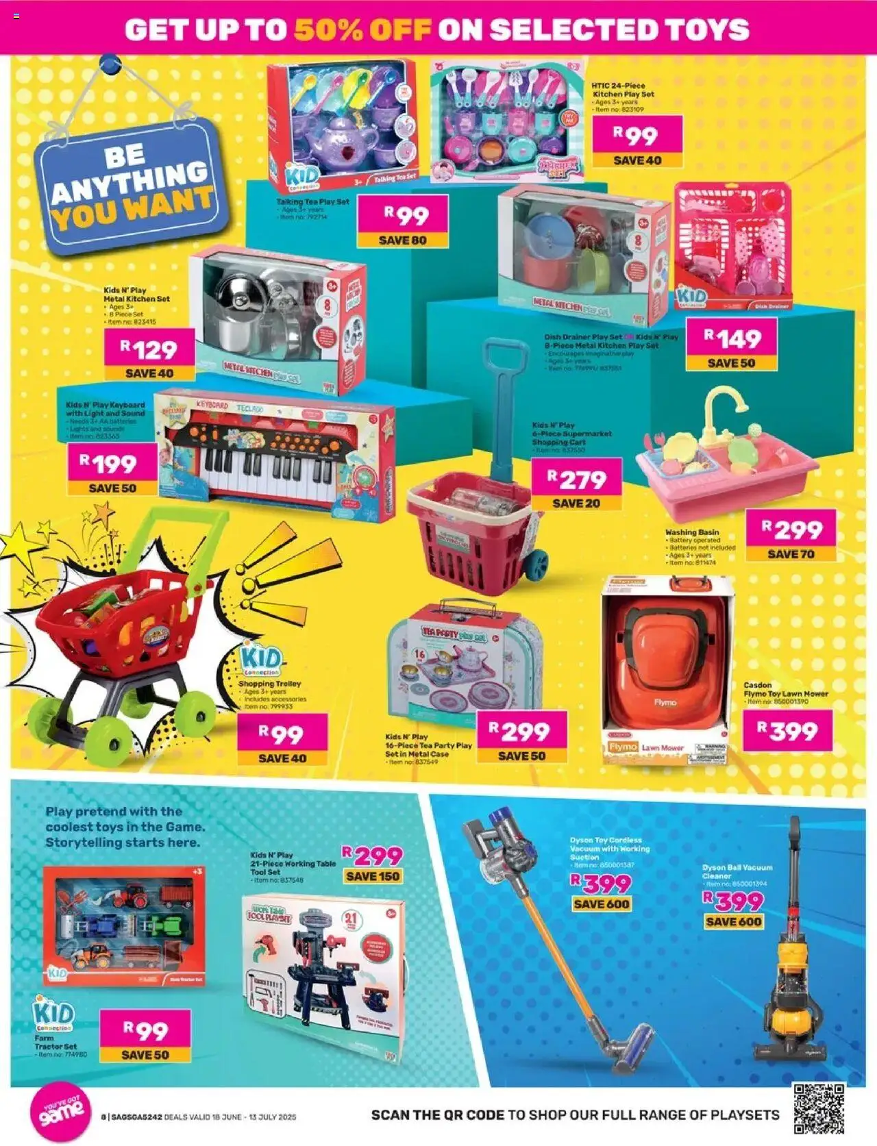 Game - Toys & Treats │ valid from 18.06.2025 | Page: 8 | Products: Keyboard, Case, Table, Battery