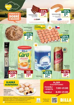 Náhled letáku Billa leták - Speciál: Plzeň od 04.12.2025 | Strana: 4 | Produkty: Vejce, Pekárna, Caro, Fuet
