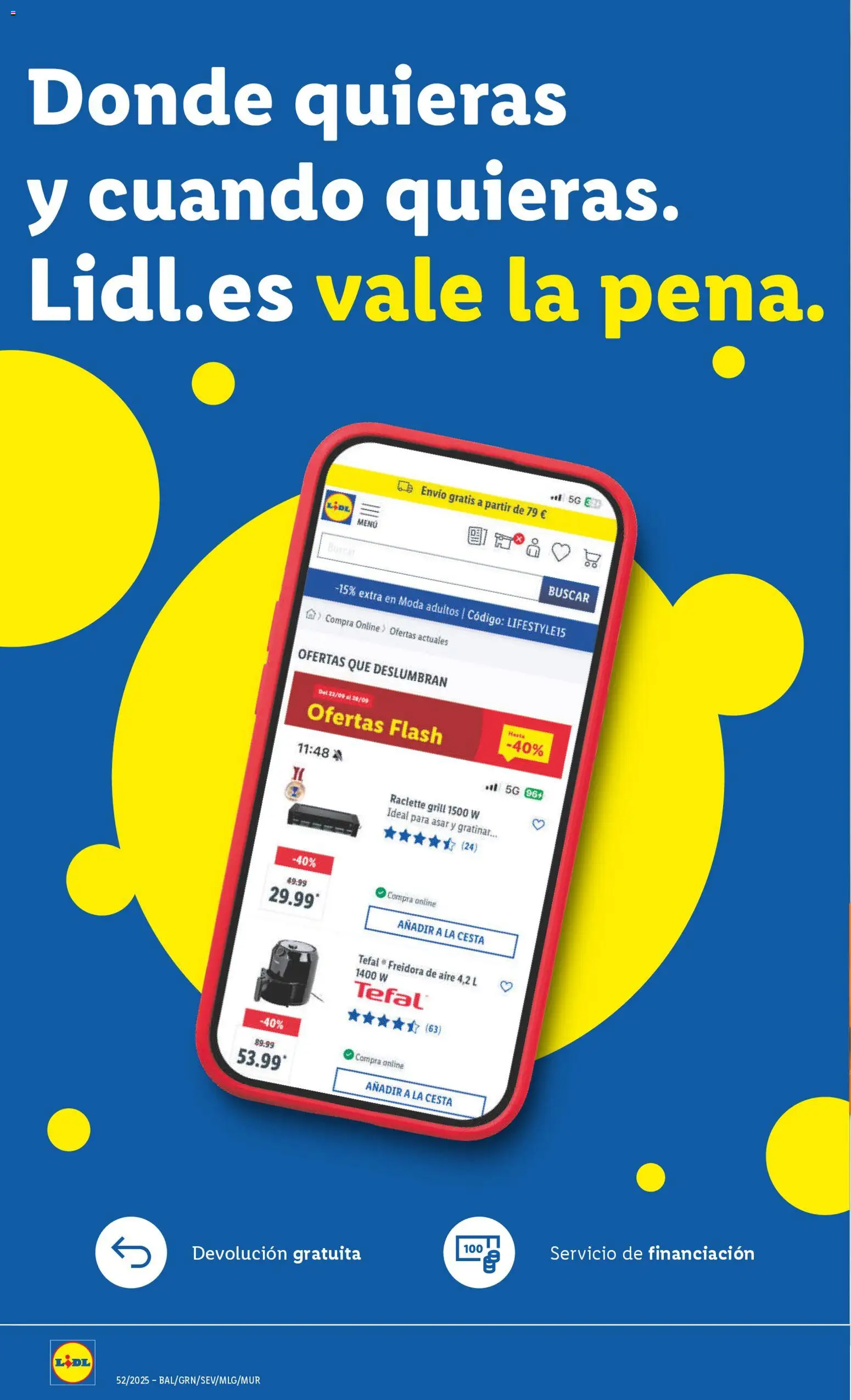 Lidl folleto de bazar │ válido desde el 22.12.2025 | Página: 28 | Productos: Freidora, Cesta