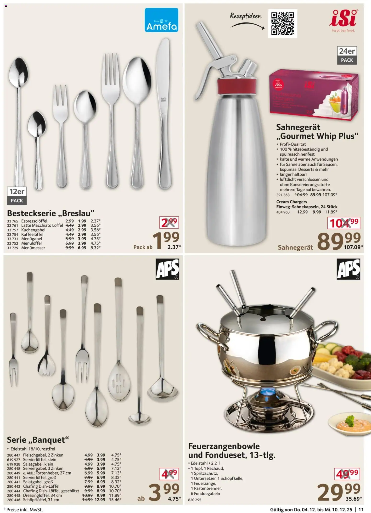 Selgros  Non Food – gültig ab 04.12.2025 | Seite: 11 | Produkte: Sahne