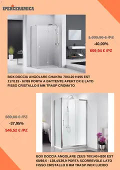 Anteprima del volantino Volantino Iperceramica	 valido a partire dal 02.12.2025 | Pagina: 6 | Prodotti: Box doccia, Doccia
