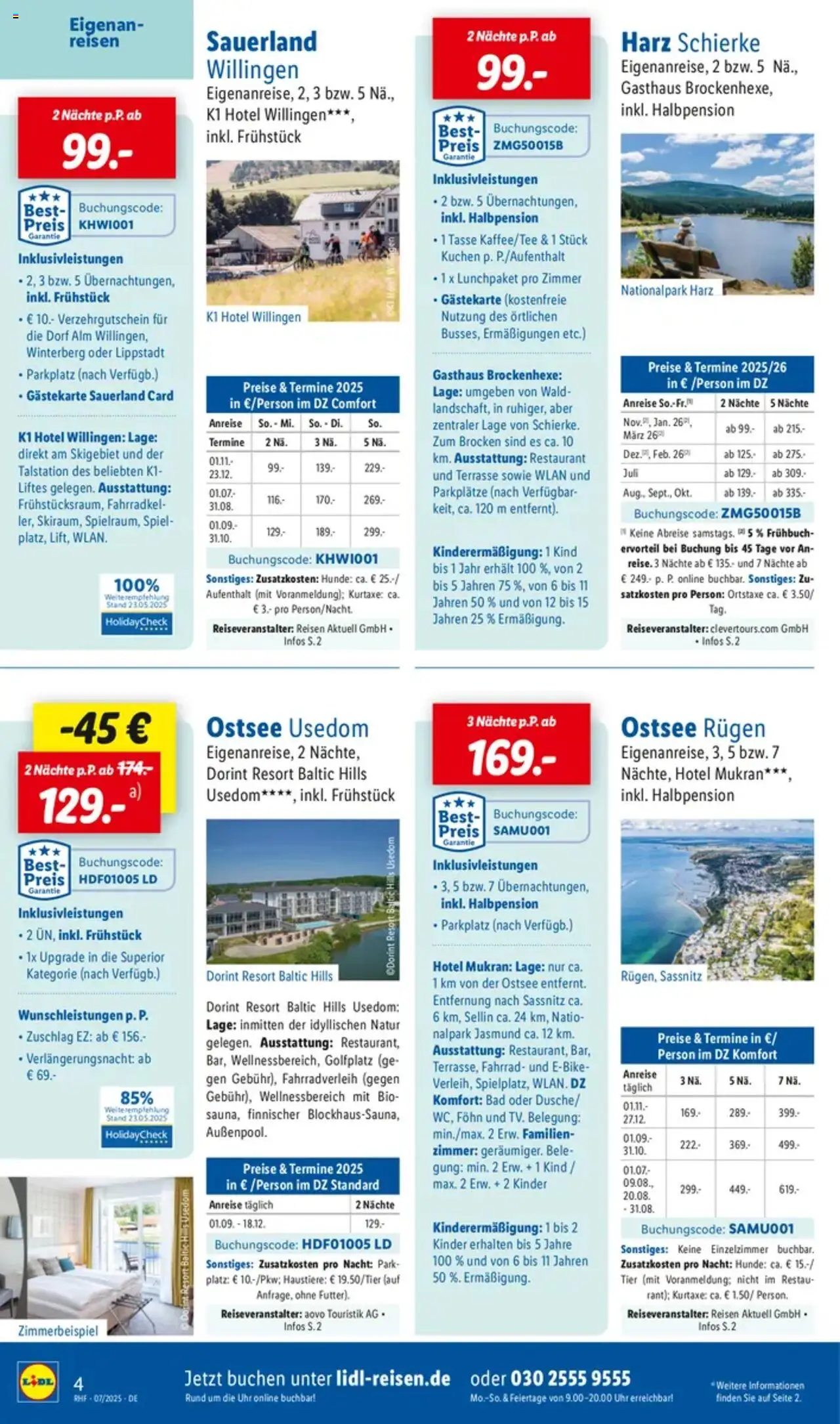 Lidl Reisen Prospekt 	 – gültig ab 28.06.2025 | Seite: 4 | Produkte: Spiel, Bad, Kuchen, Uhr