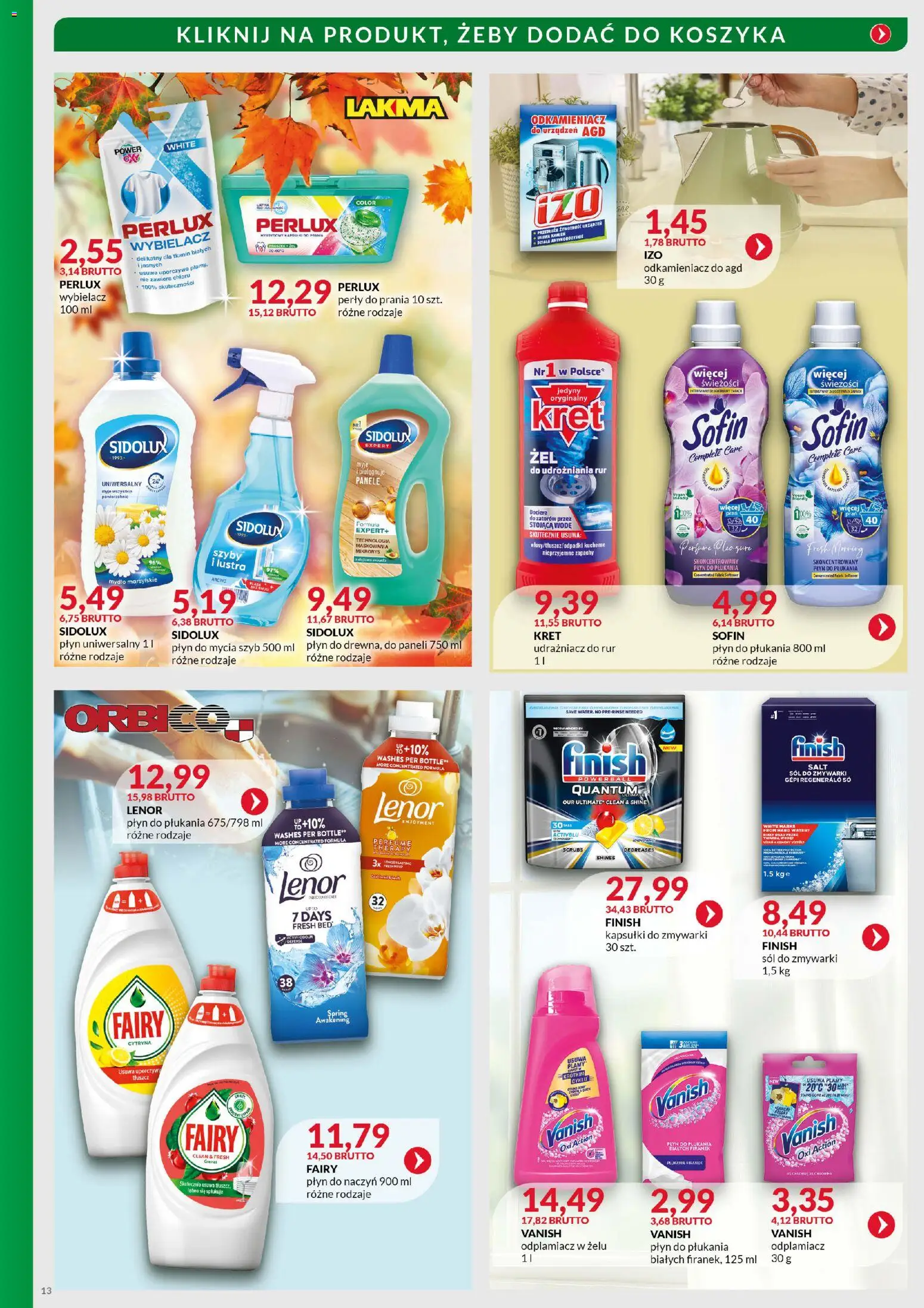 Eurocash Gazetka - Katalog Artykułów Chemicznych od 01.11.2025 | Strona: 13