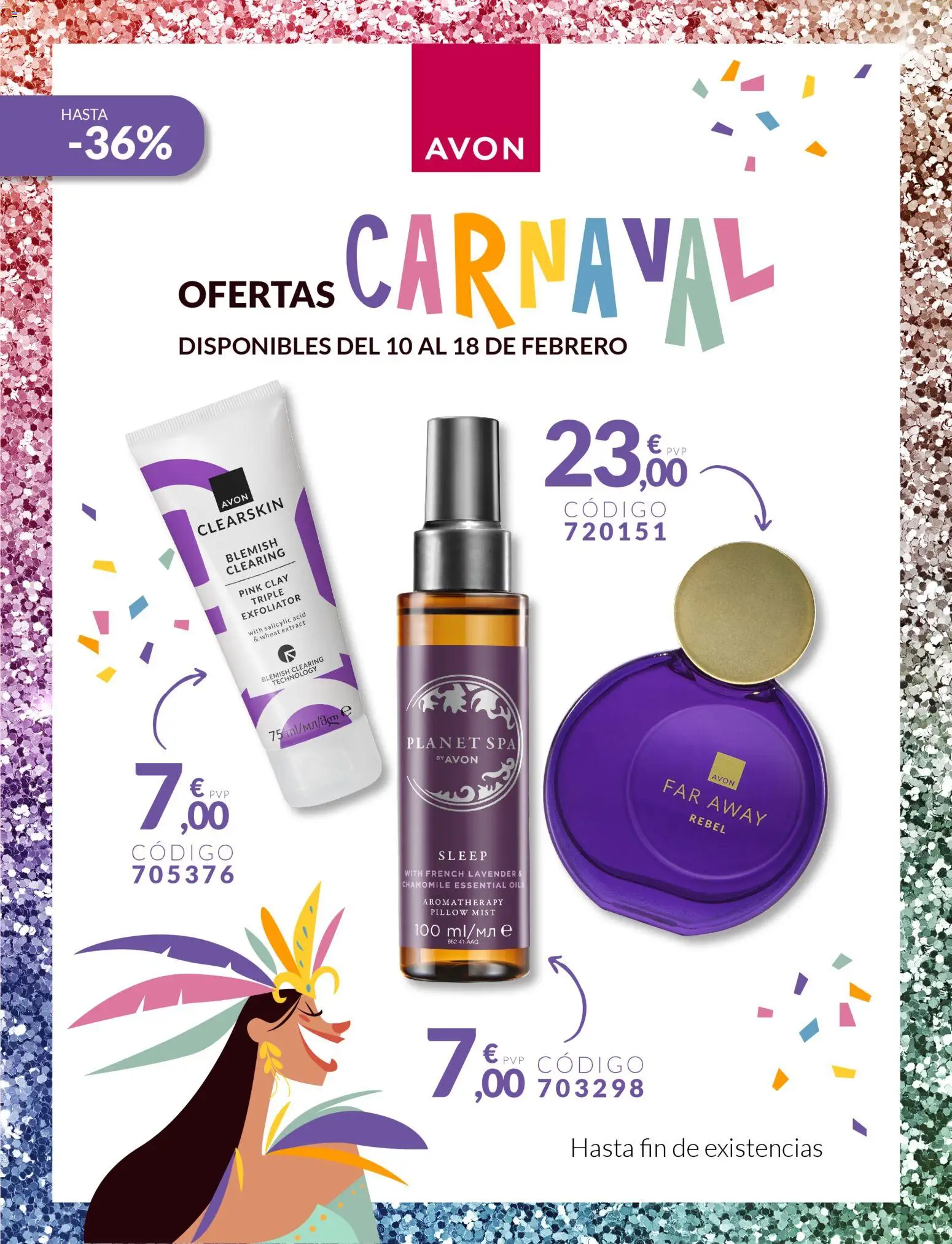 Avon - Ofertas Carnaval │ válido desde el 10.02.2026 | Página: 1