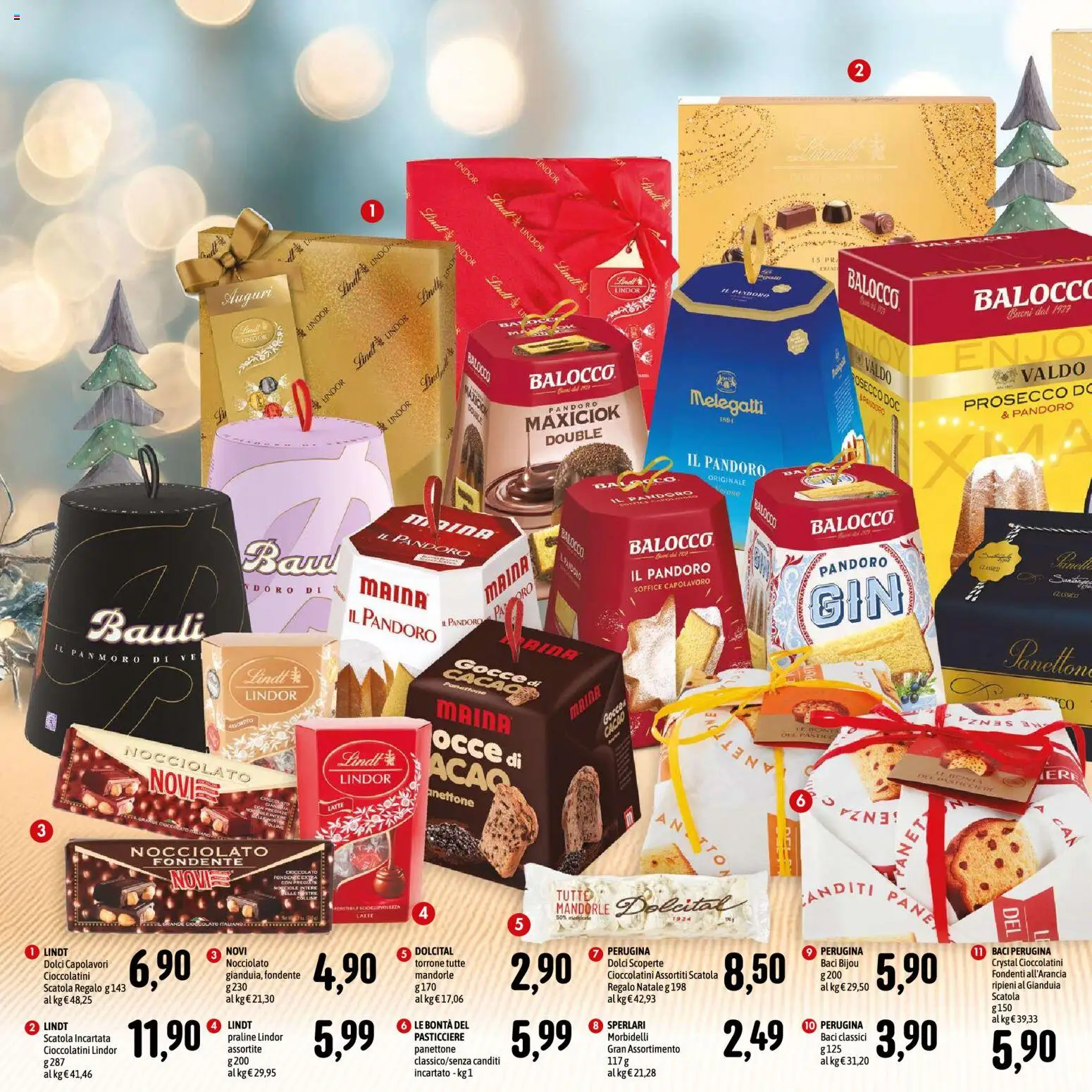 Volantino Emisfero del 11.12.2025 | Pagina: 18 | Prodotti: Pane, Pandoro, Panettone, Scatola