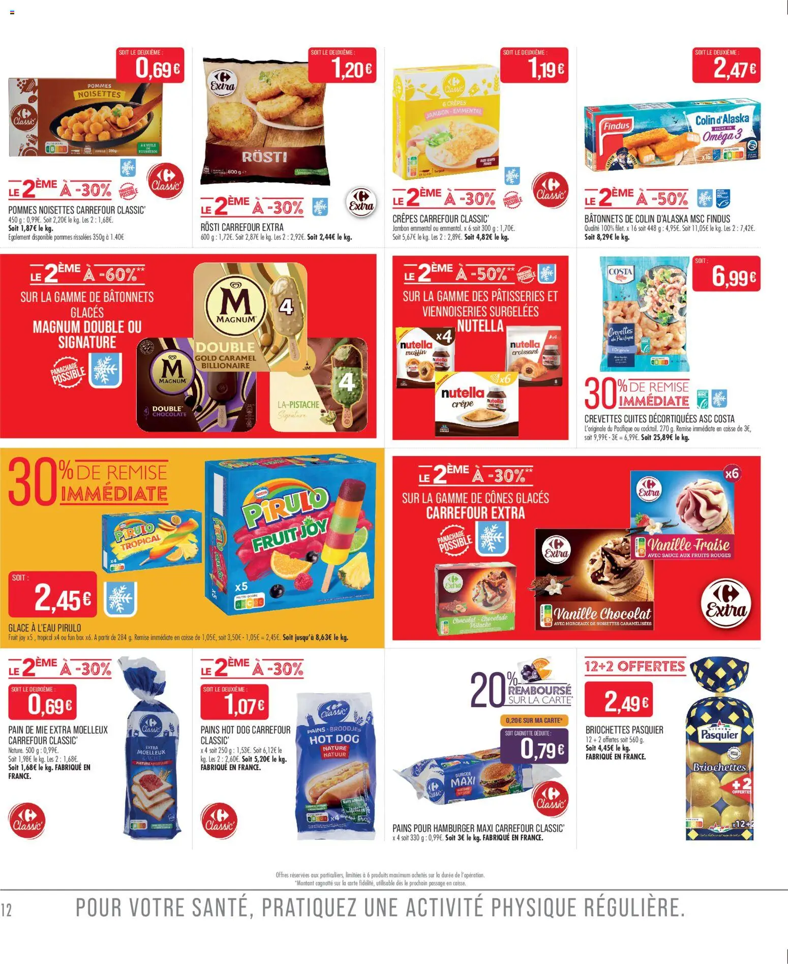 {H1} | Page: 12 | Produits: Pain de mie, Viennoiseries, Nutella, Jambon